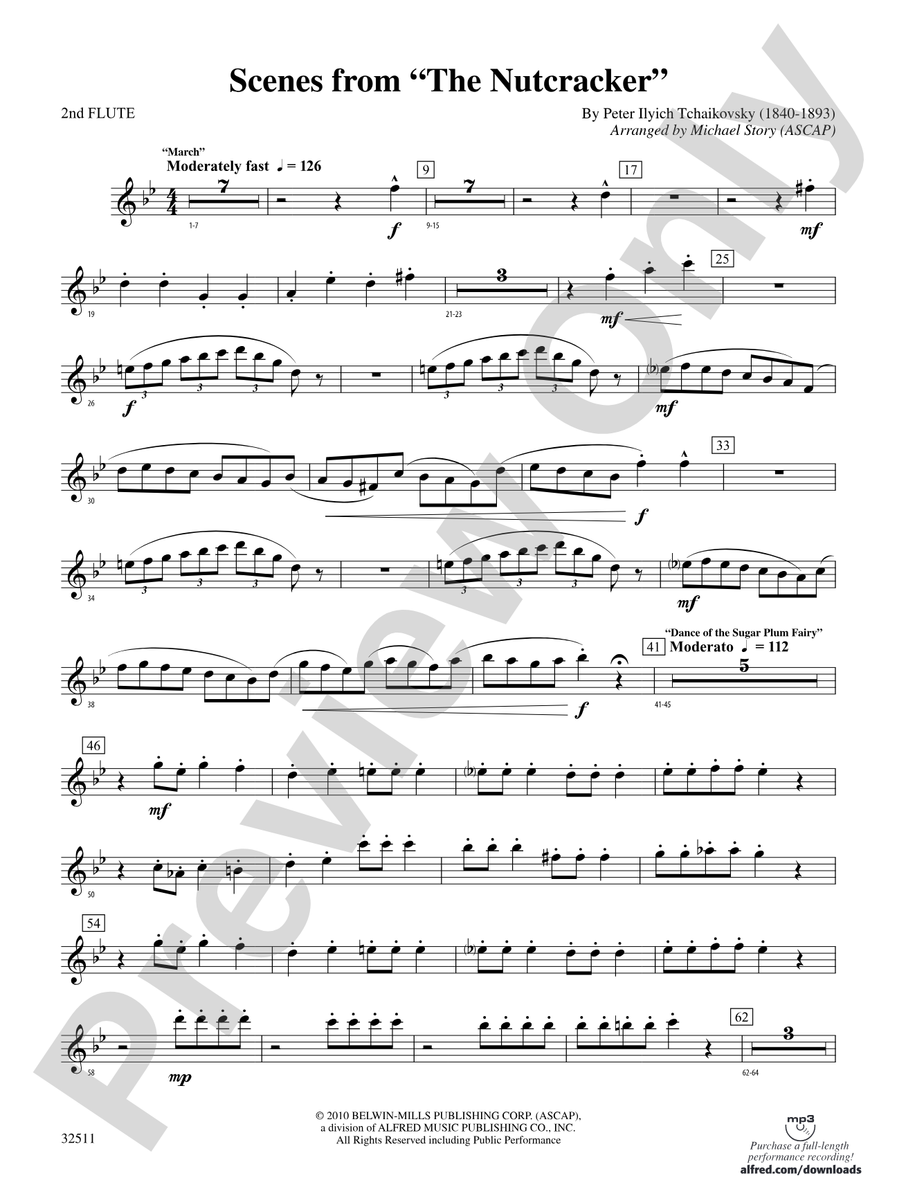Scenes from The Nutcracker: 2nd Flute
