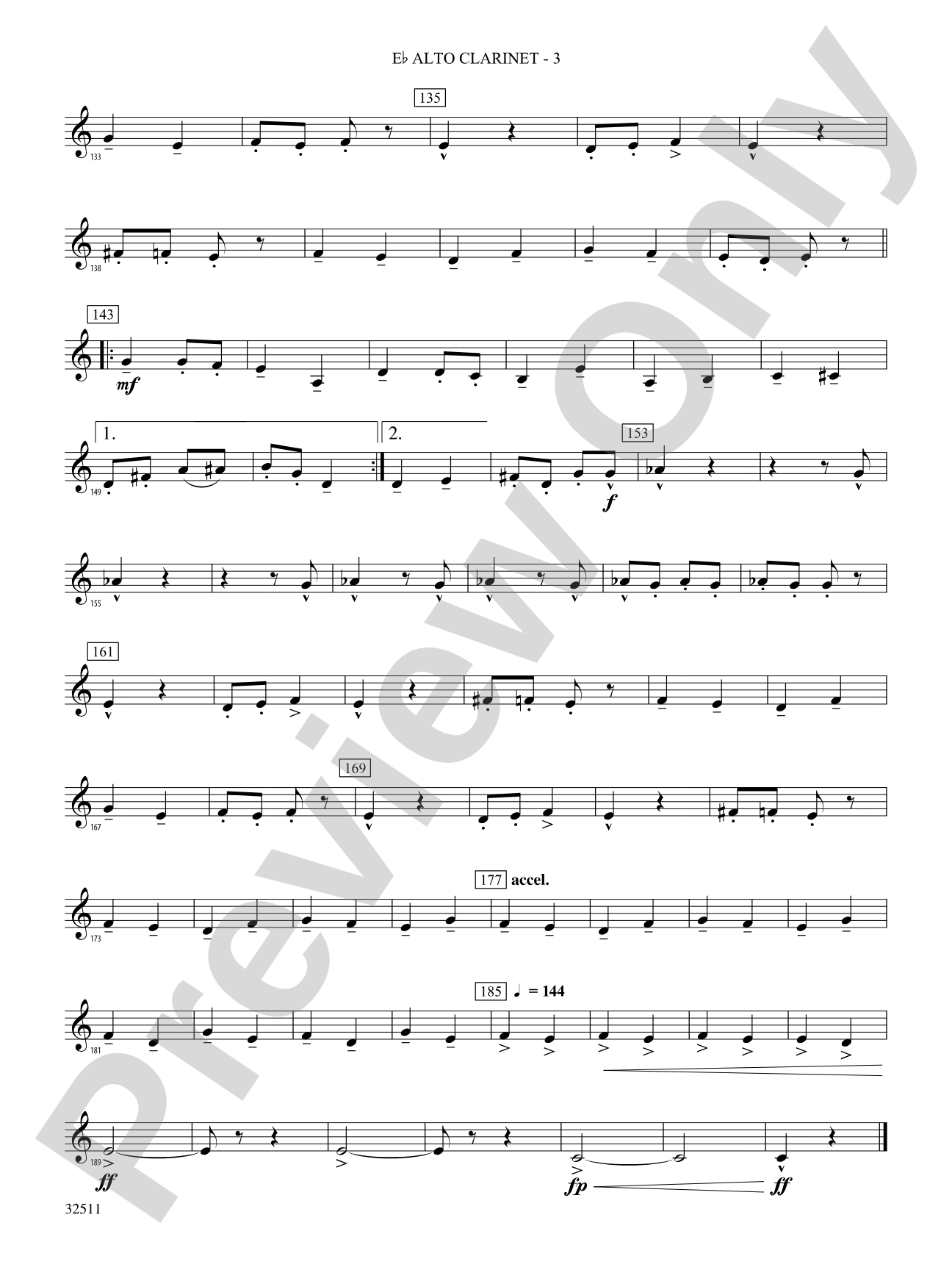 Scenes from The Nutcracker: (wp) E-flat Alto Clarinet