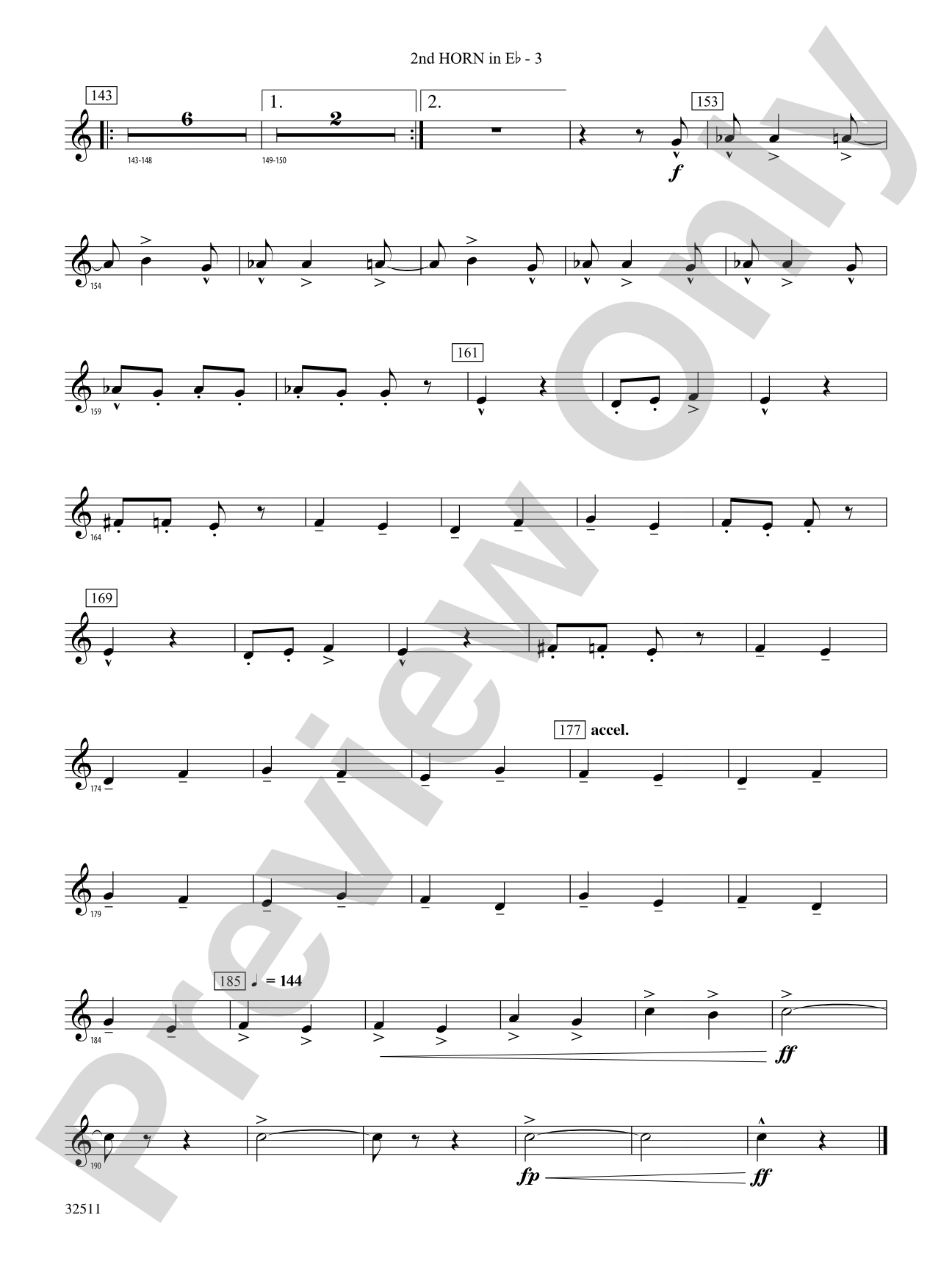 Scenes from The Nutcracker: (wp) 2nd Horn in E-flat