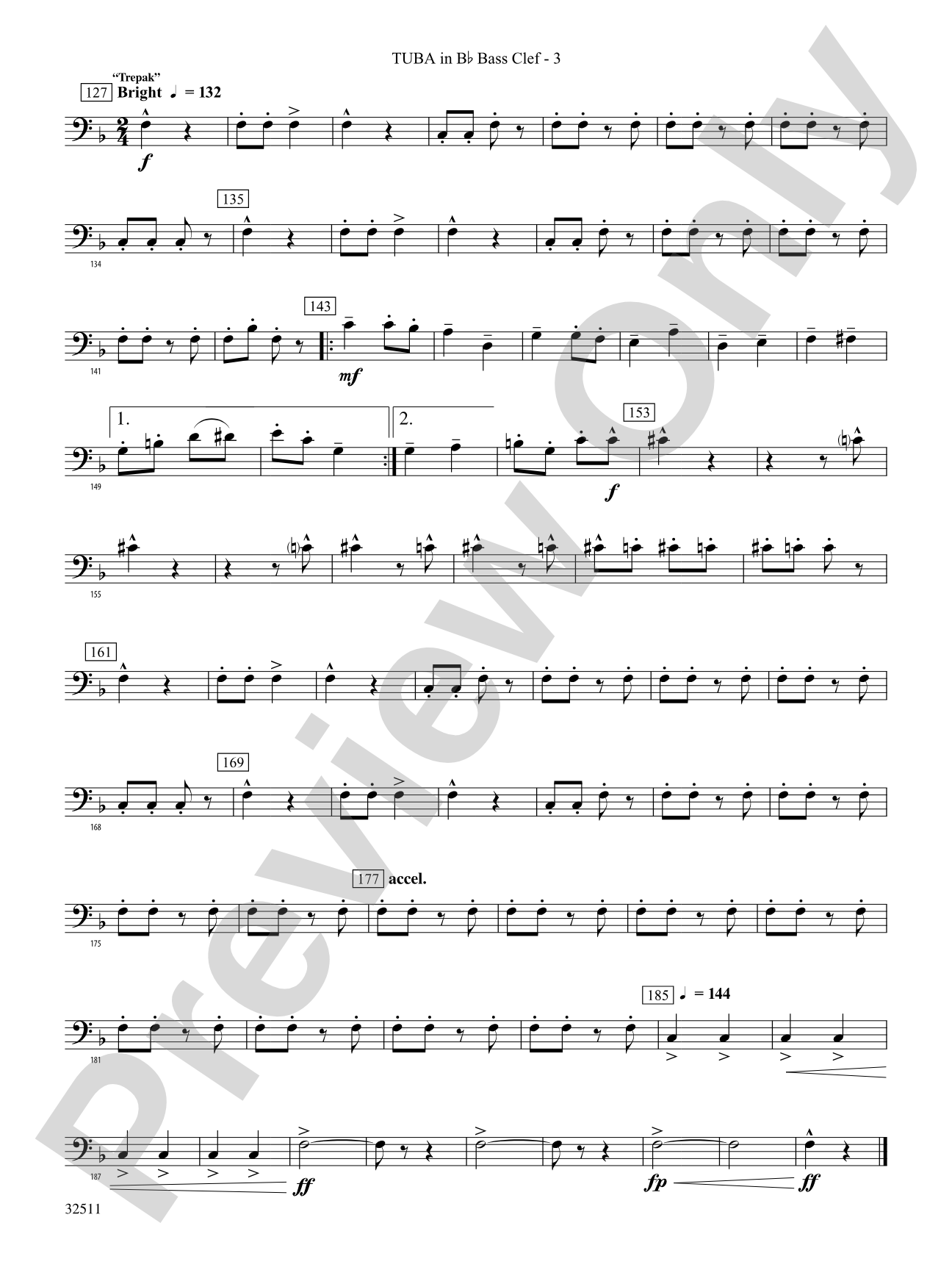 Scenes from The Nutcracker: (wp) B-flat Tuba B.C.