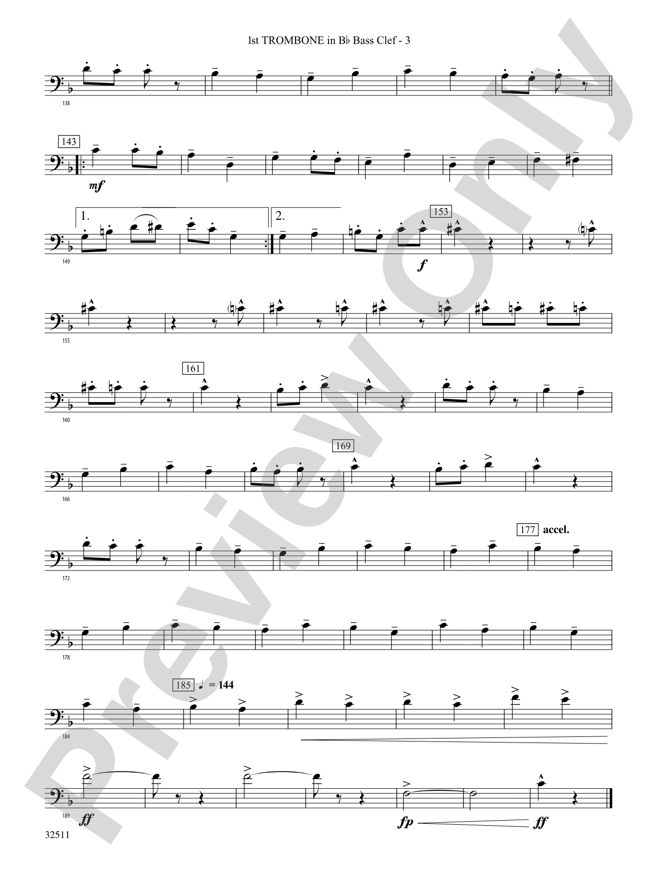 Scenes from The Nutcracker: (wp) 1st B-flat Trombone B.C.