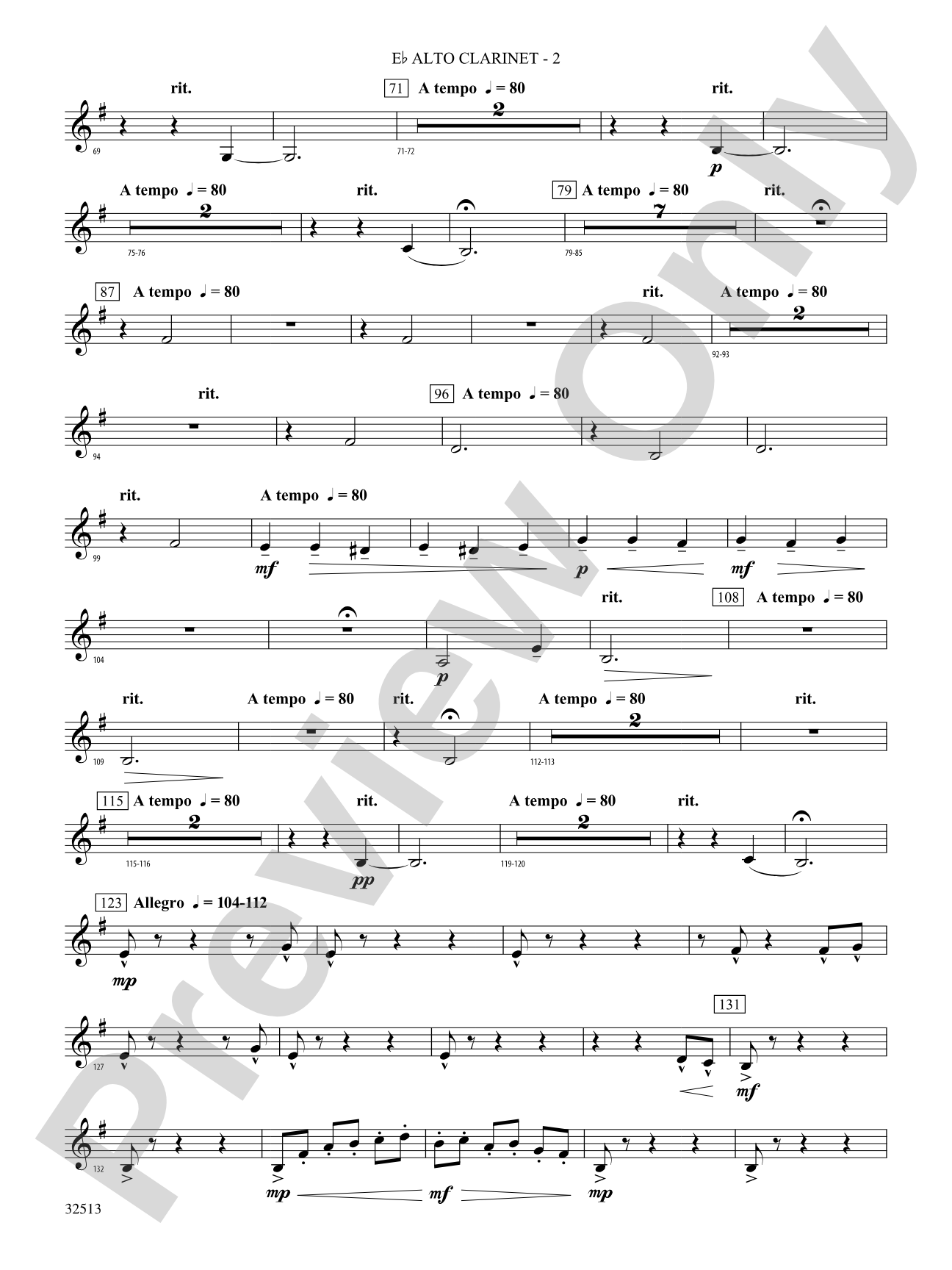 Asturias: (wp) E-flat Alto Clarinet