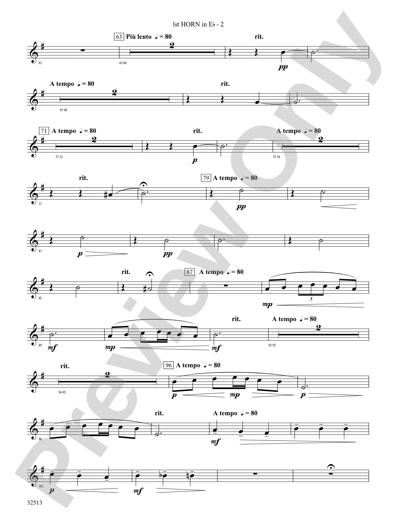 Asturias: (wp) 1st Horn in E-flat