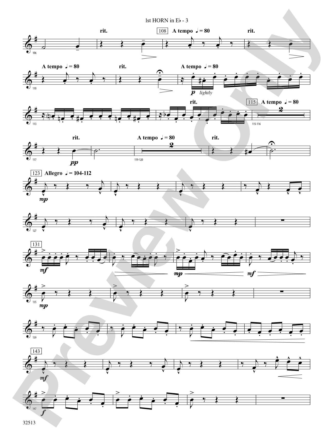 Asturias: (wp) 1st Horn in E-flat