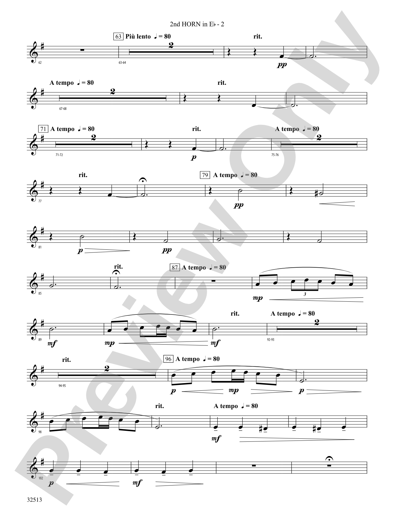 Asturias: (wp) 2nd Horn in E-flat