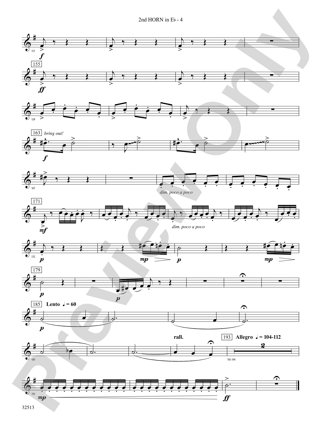 Asturias: (wp) 2nd Horn in E-flat