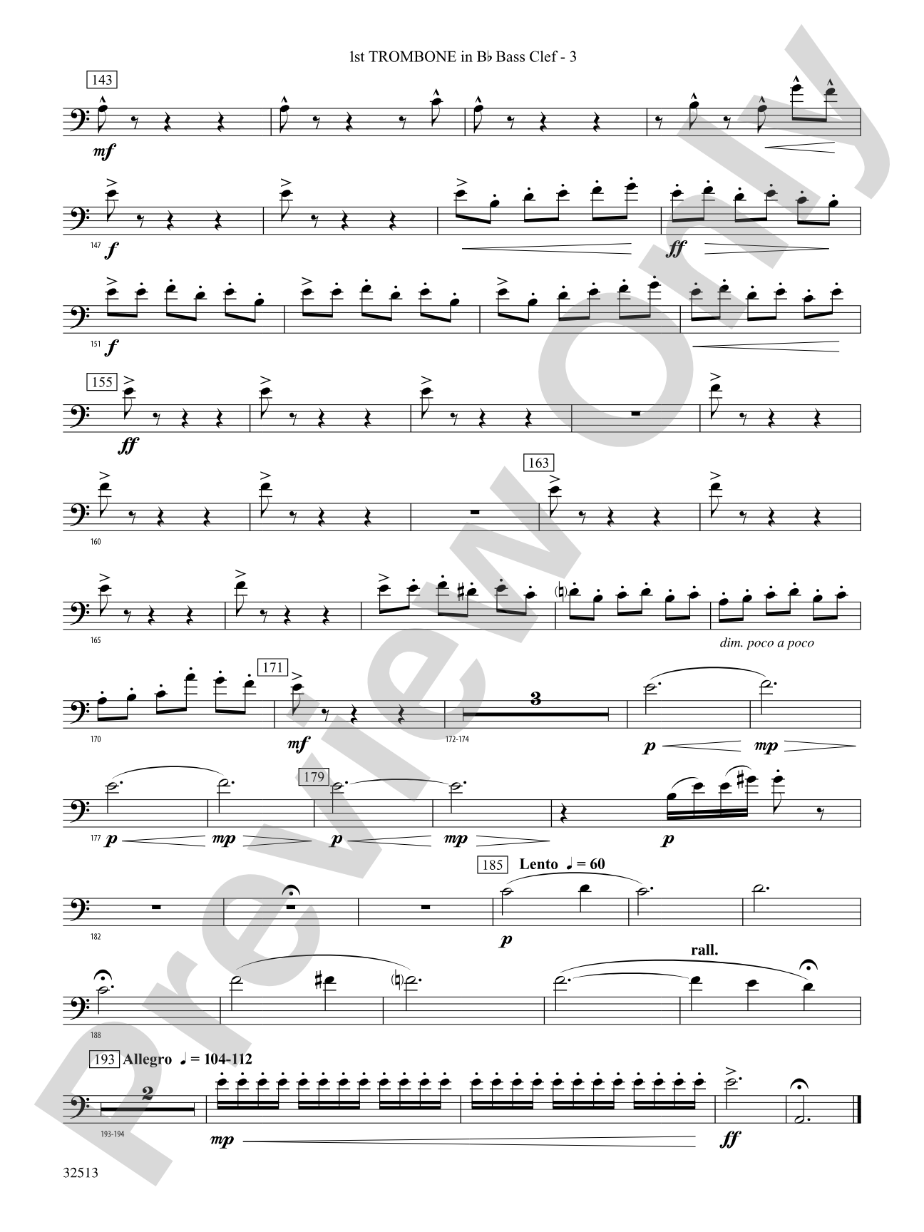 Asturias: (wp) 1st B-flat Trombone B.C.