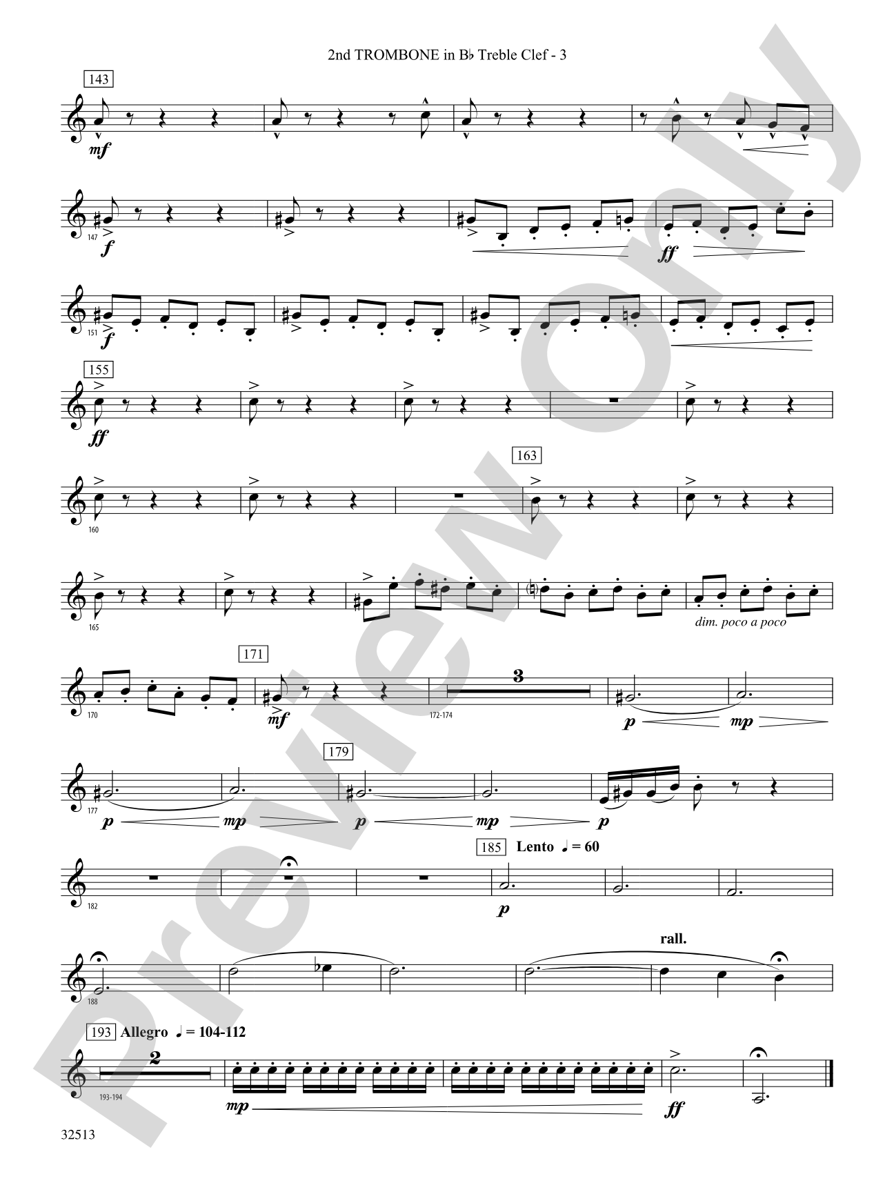 Asturias: (wp) 2nd B-flat Trombone T.C.