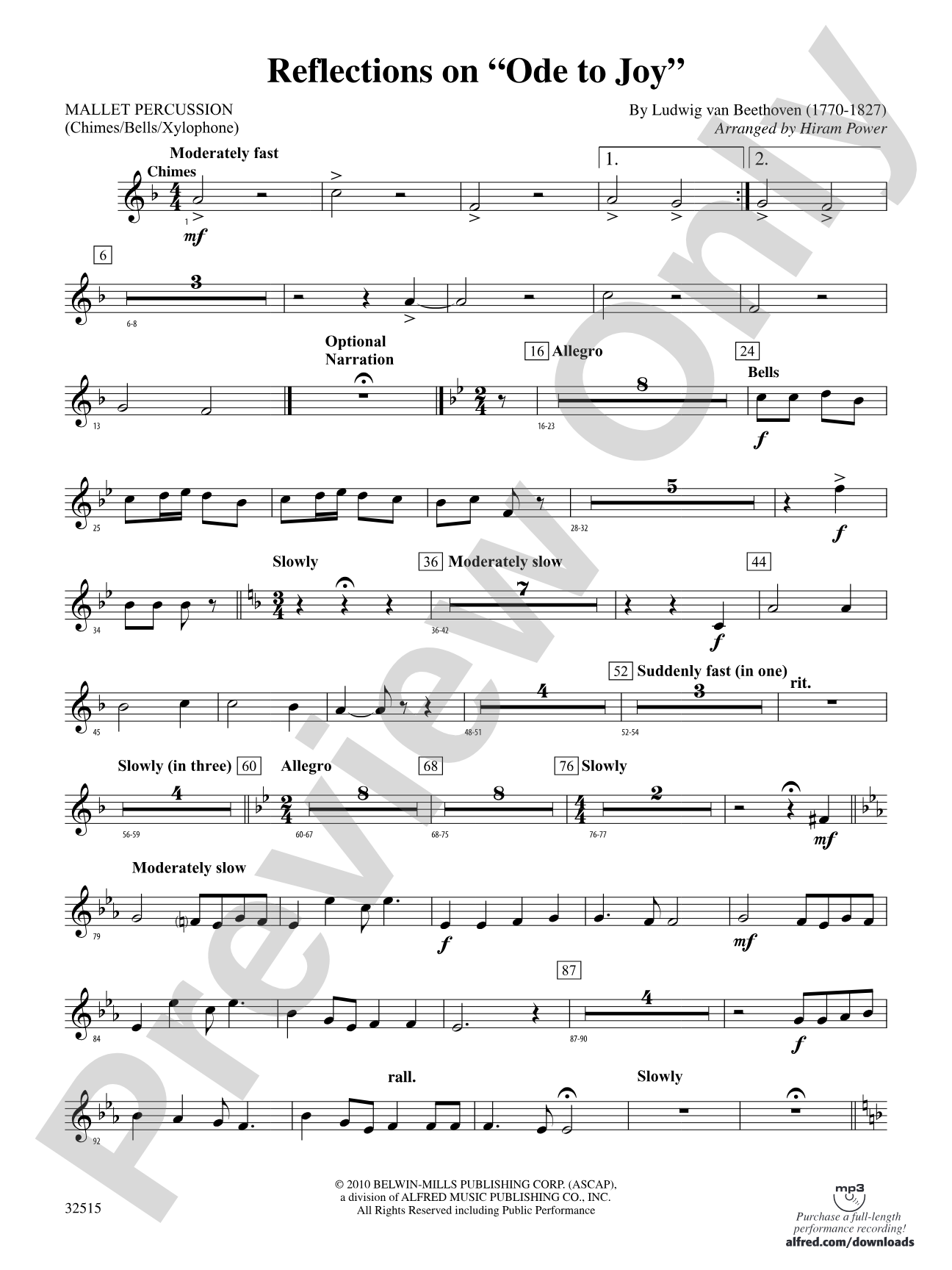Reflections on "Ode to Joy": Mallets