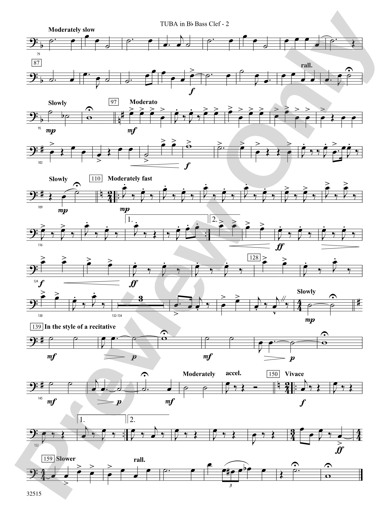 Reflections on "Ode to Joy": (wp) B-flat Tuba B.C.