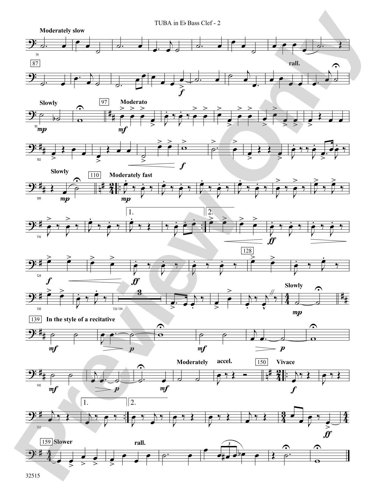 Reflections on "Ode to Joy": (wp) E-flat Tuba B.C.