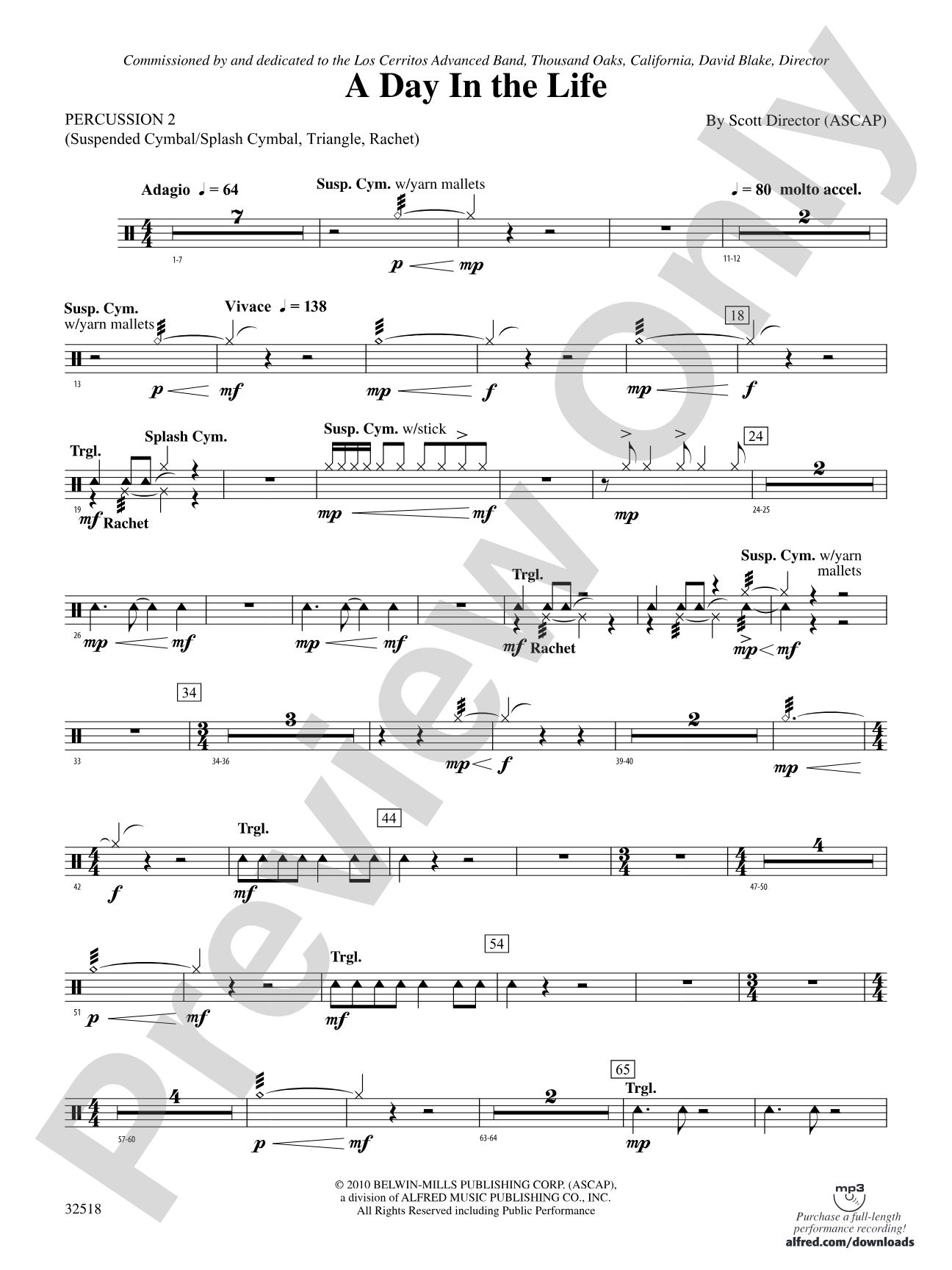 A Day in the Life: 2nd Percussion