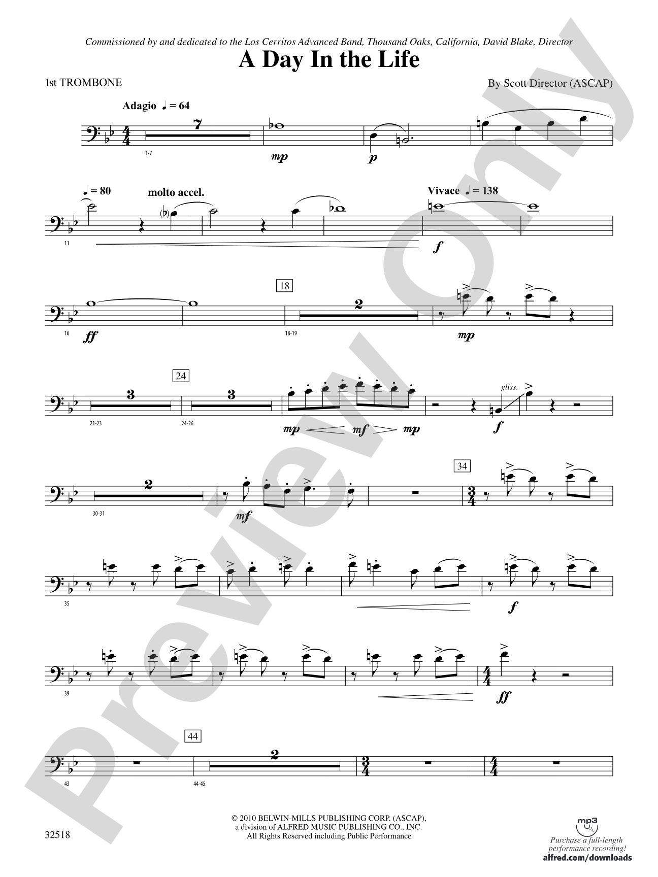 A Day in the Life: 1st Trombone