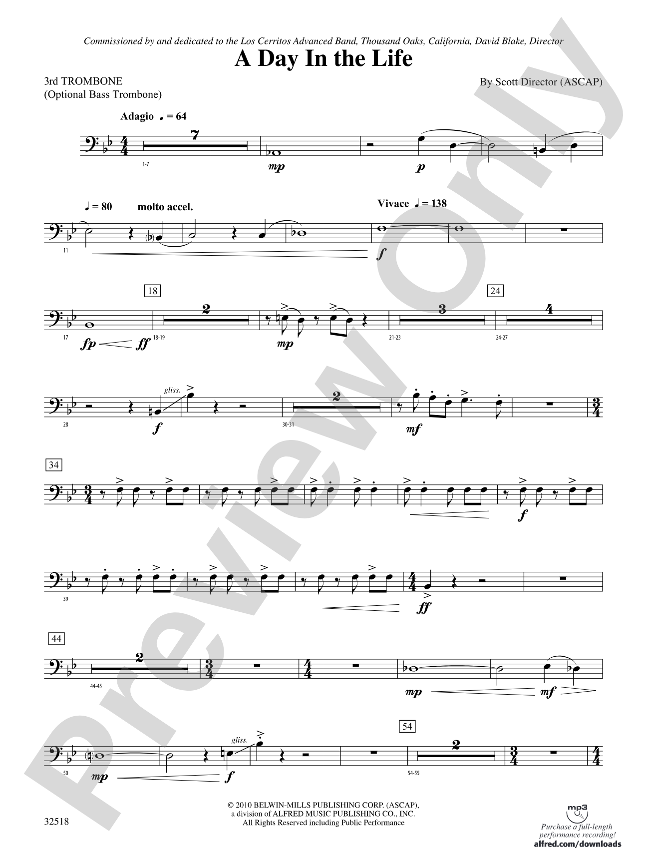 A Day in the Life: 3rd Trombone
