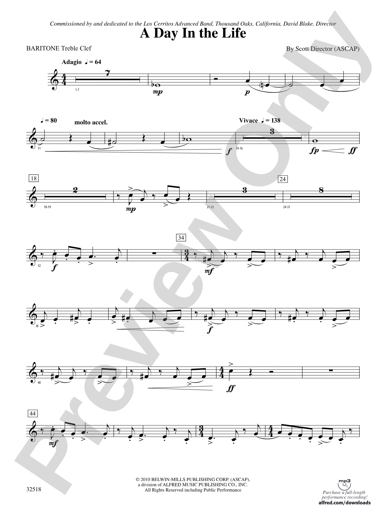 A Day in the Life: (wp) Baritone T.C.