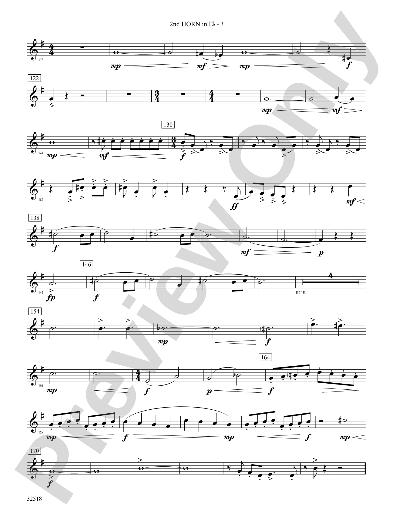 A Day in the Life: (wp) 2nd Horn in E-flat
