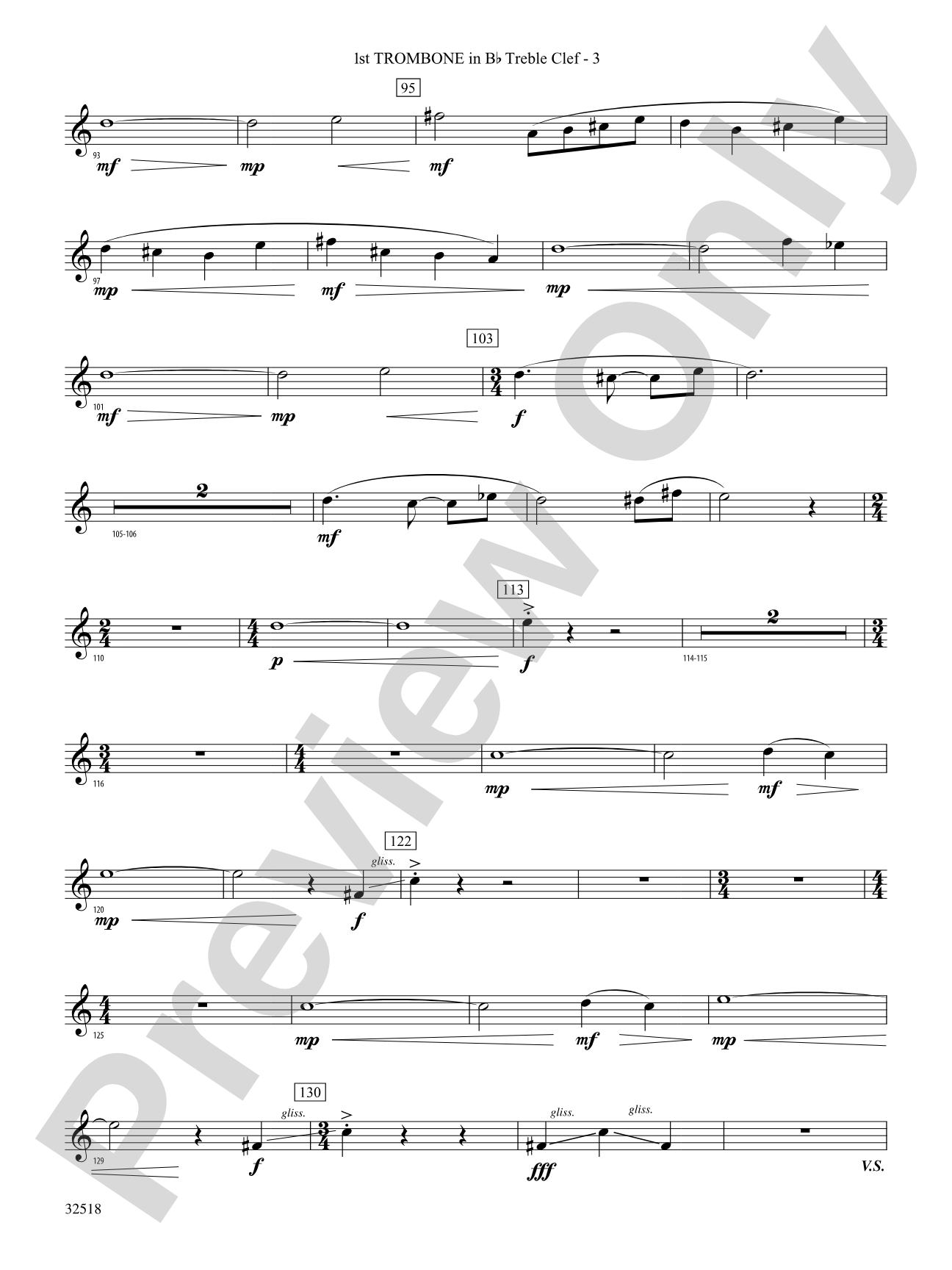 A Day in the Life: (wp) 1st B-flat Trombone T.C.