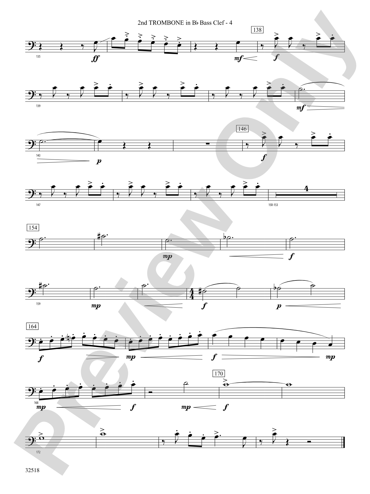 A Day in the Life: (wp) 2nd B-flat Trombone B.C.