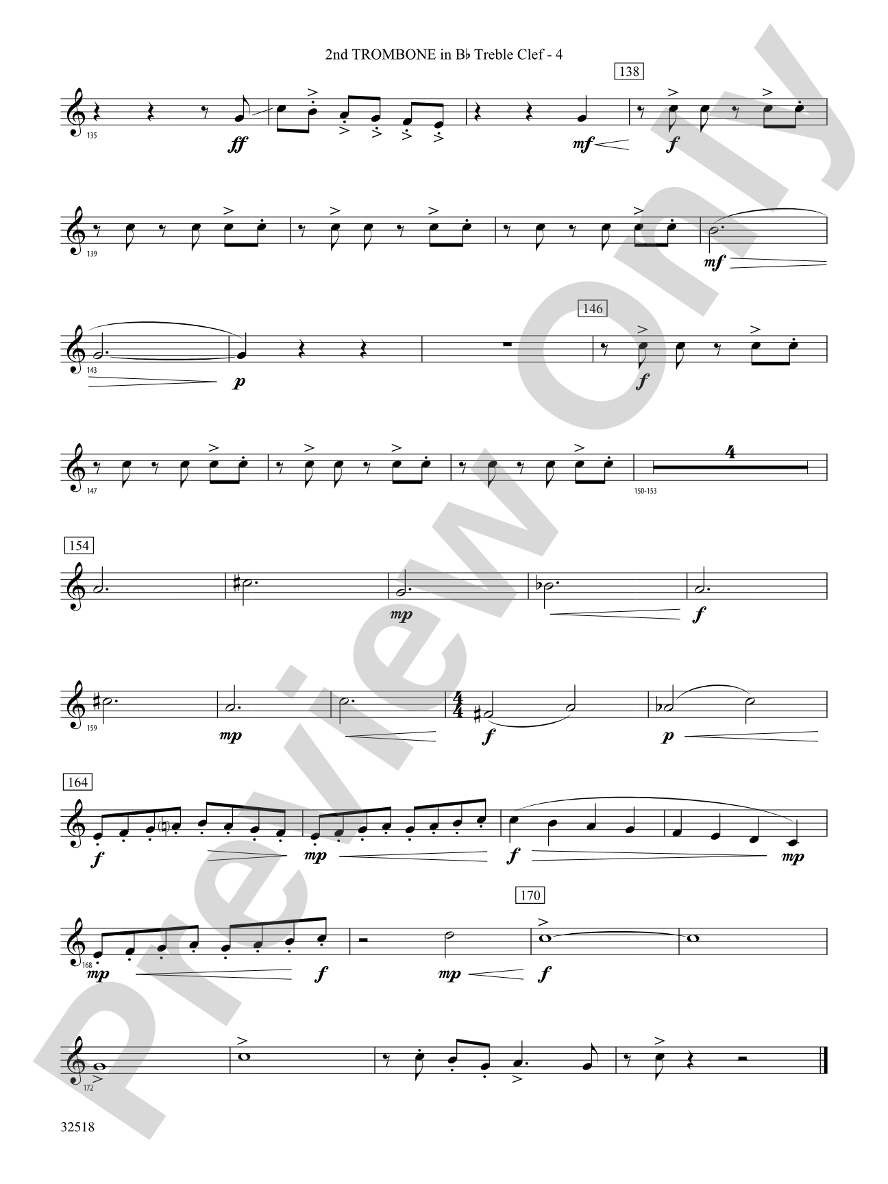 A Day in the Life: (wp) 2nd B-flat Trombone T.C.