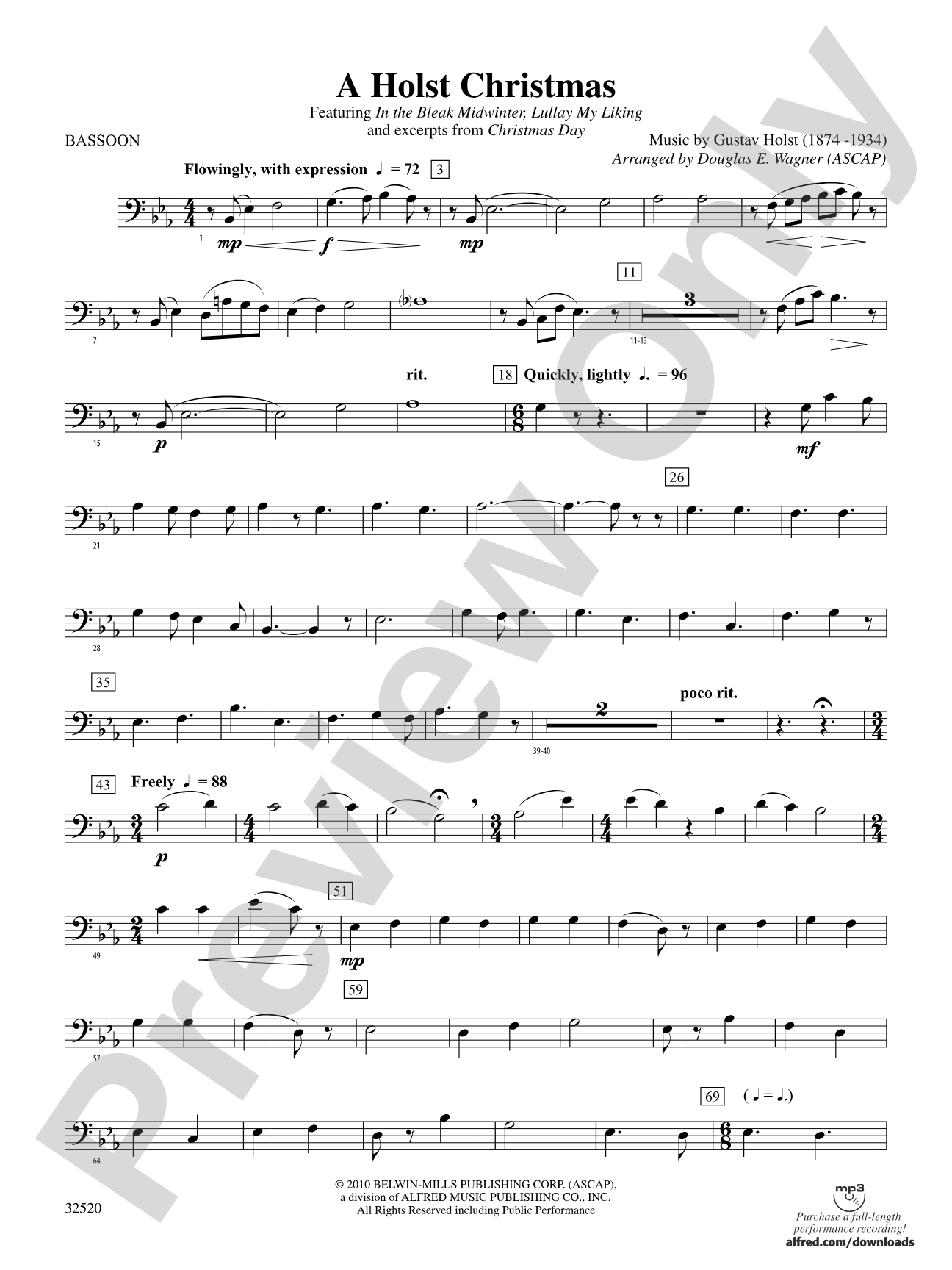 A Holst Christmas: Bassoon