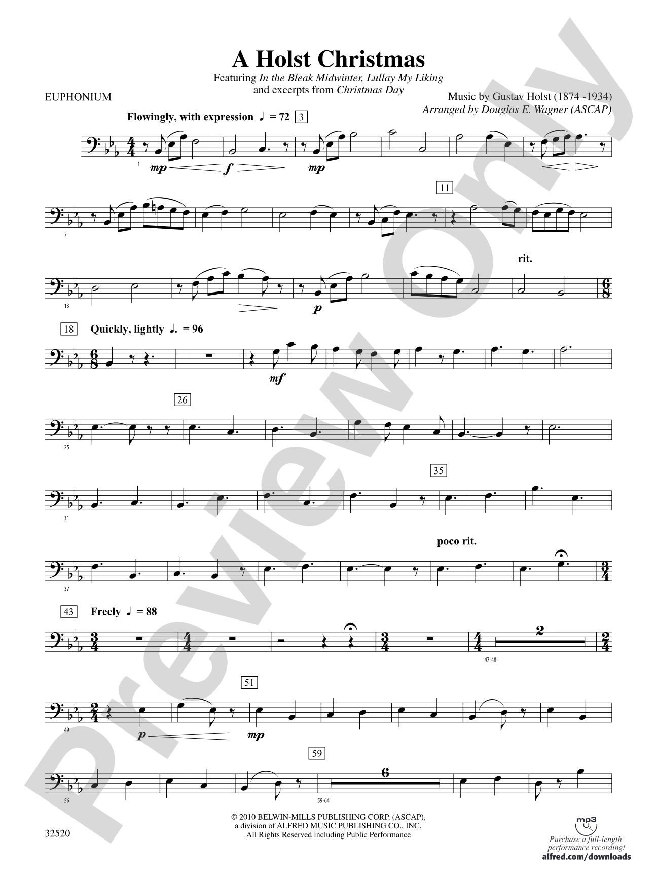 A Holst Christmas: Baritone B.C.