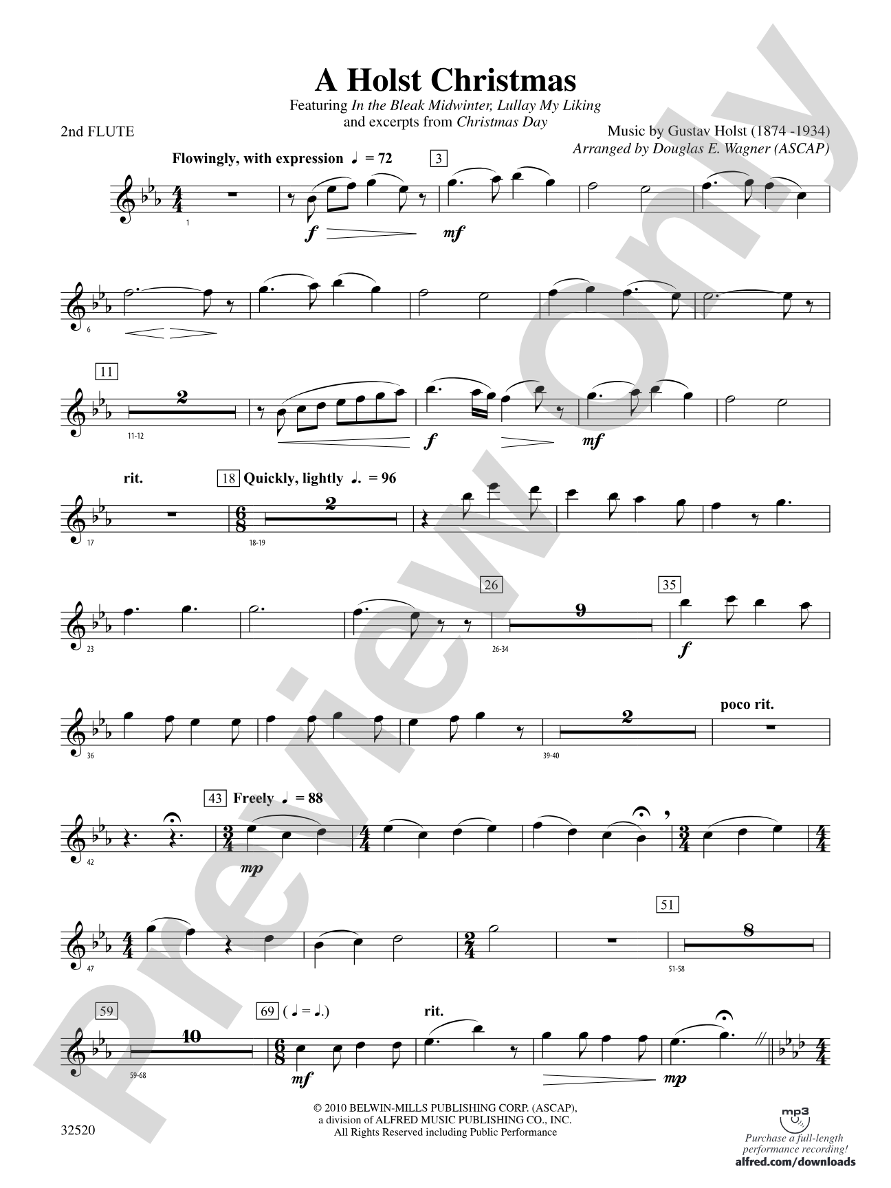 A Holst Christmas: 2nd Flute