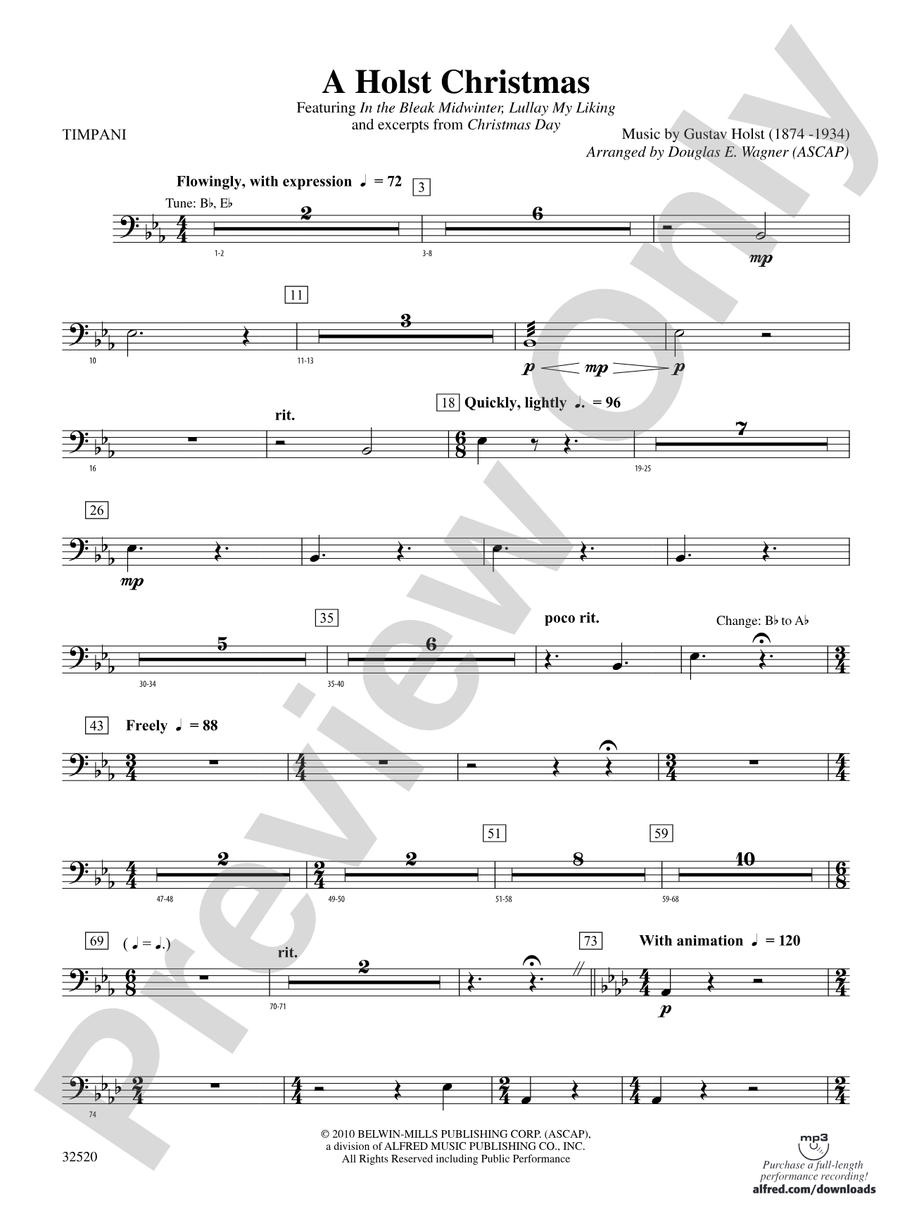 A Holst Christmas: Timpani