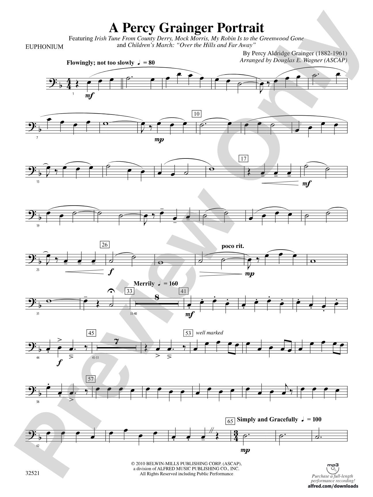 A Percy Grainger Portrait: Baritone B.C.