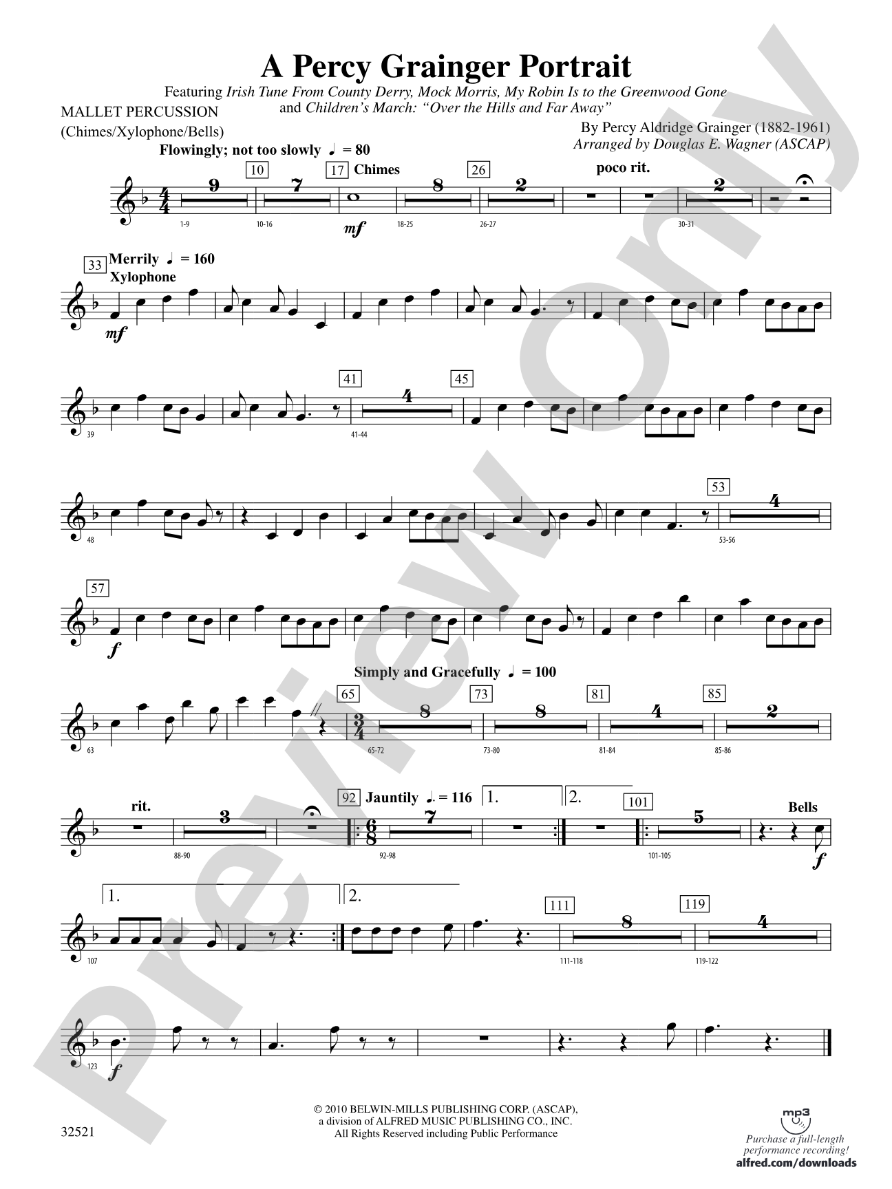 A Percy Grainger Portrait: Mallets