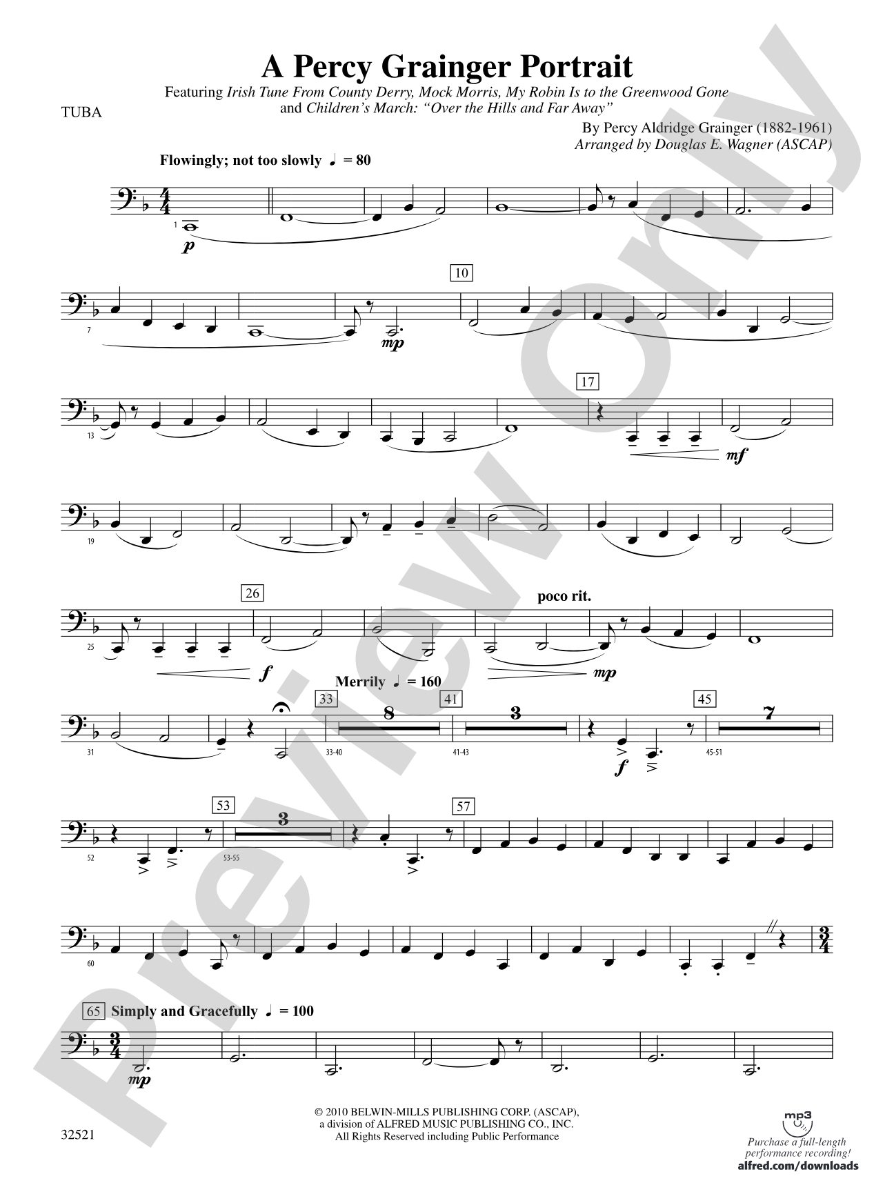 A Percy Grainger Portrait: Tuba