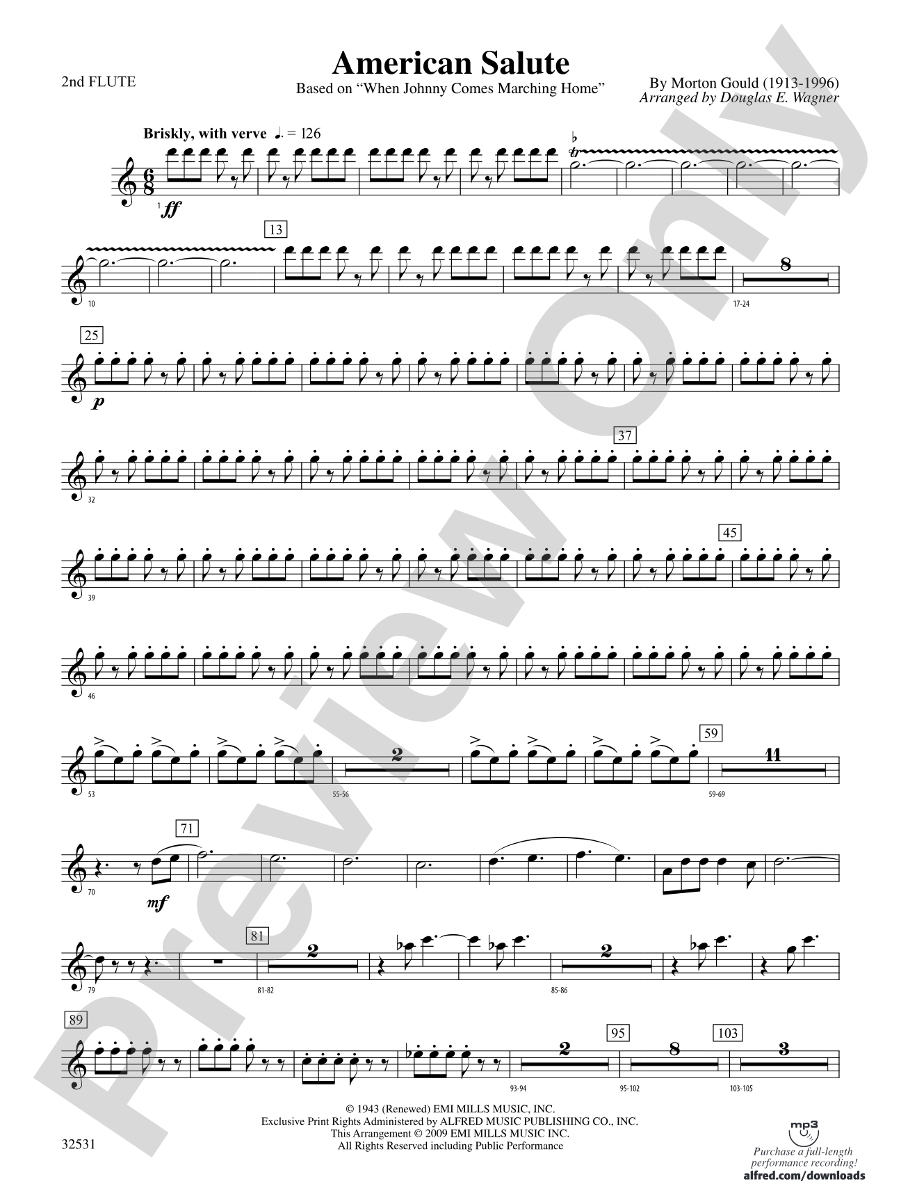 American Salute: 2nd Flute