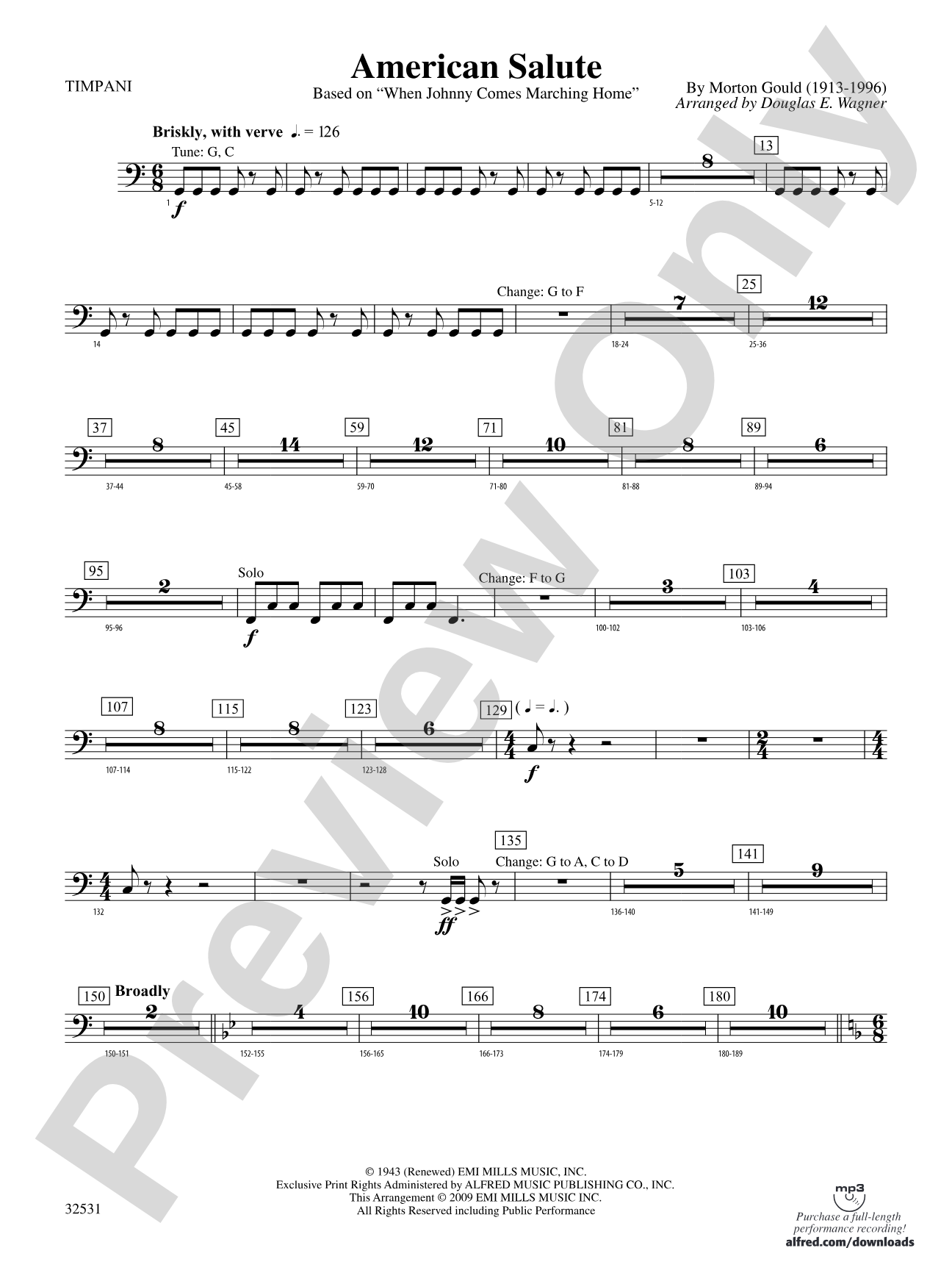 American Salute: Timpani