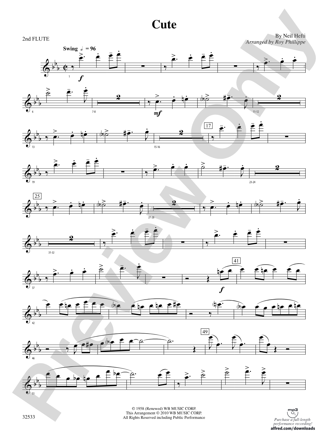 Cute: 2nd Flute