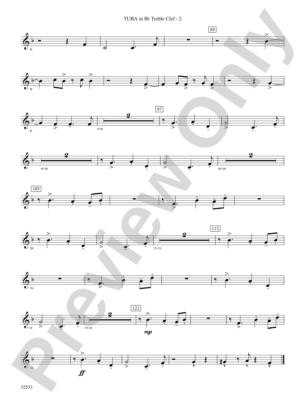 Cute: (wp) B-flat Tuba T.C.
