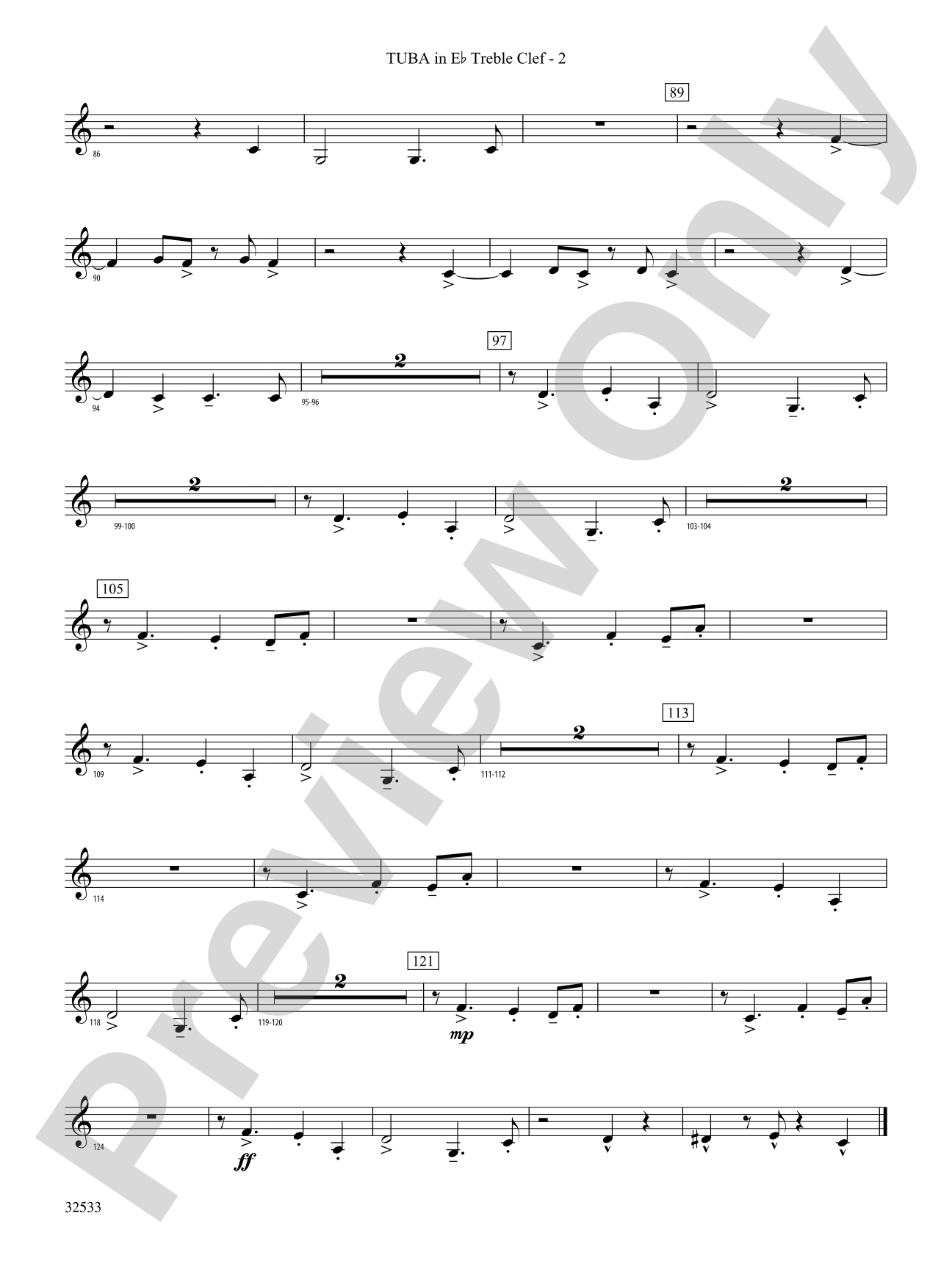 Cute: (wp) E-flat Tuba T.C.