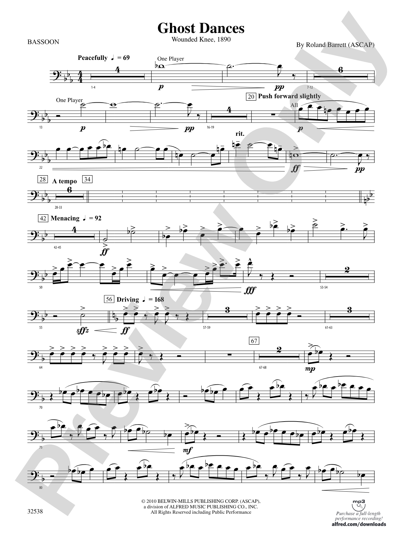 Ghost Dances: Bassoon