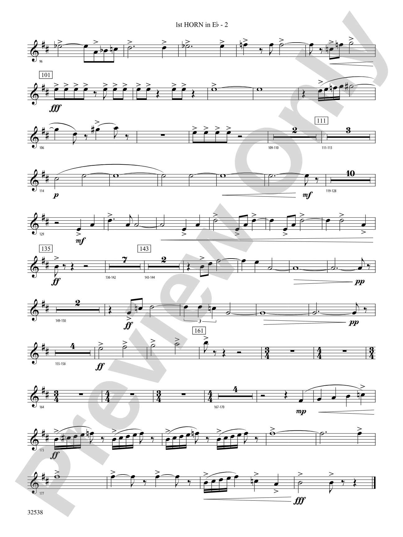 Ghost Dances: (wp) 1st Horn in E-flat