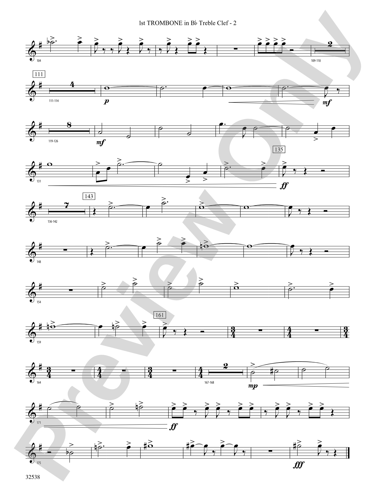 Ghost Dances: (wp) 1st B-flat Trombone T.C.