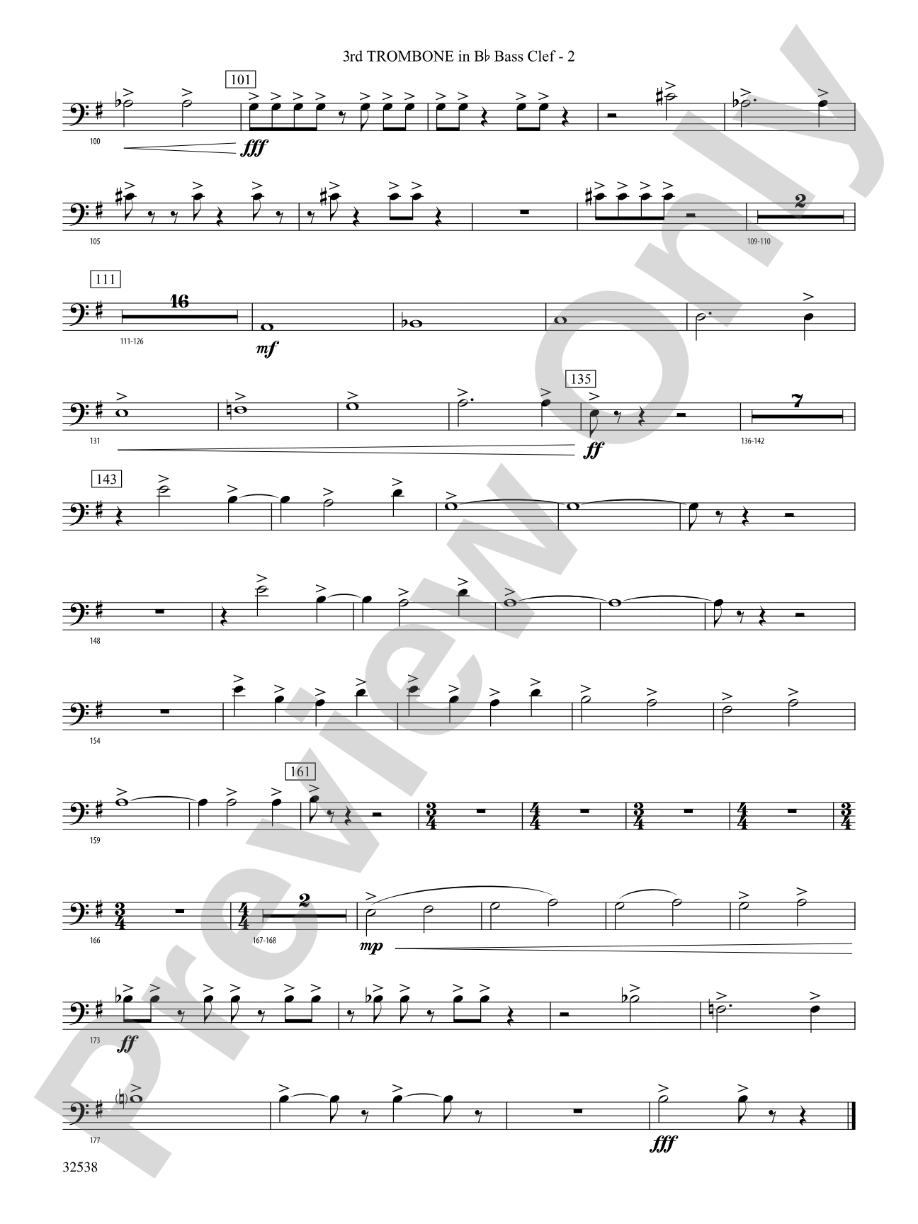 Ghost Dances: (wp) 3rd B-flat Trombone B.C.