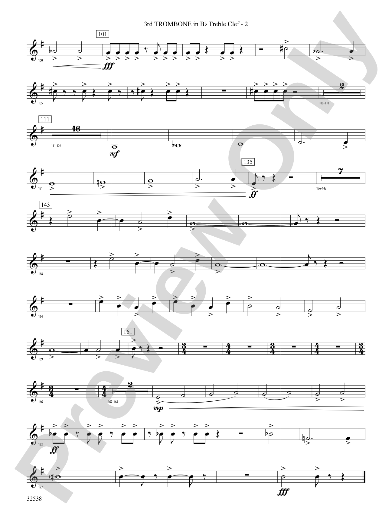 Ghost Dances: (wp) 3rd B-flat Trombone T.C.