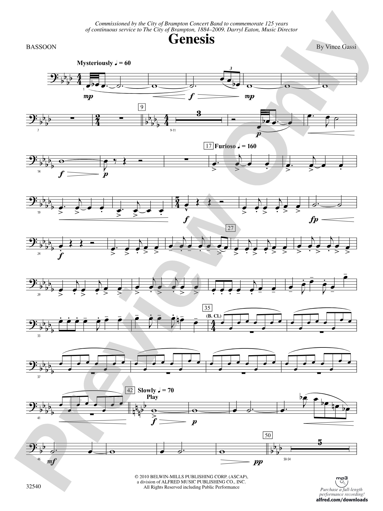 Genesis: Bassoon