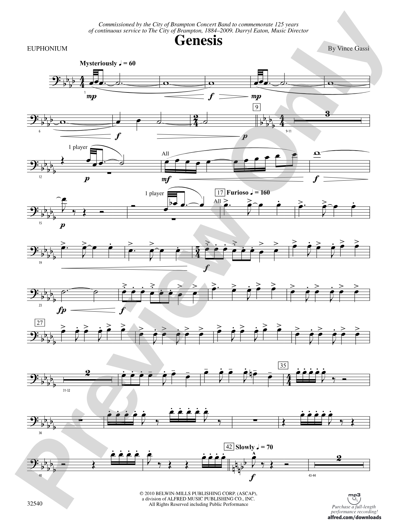 Genesis: Baritone B.C.