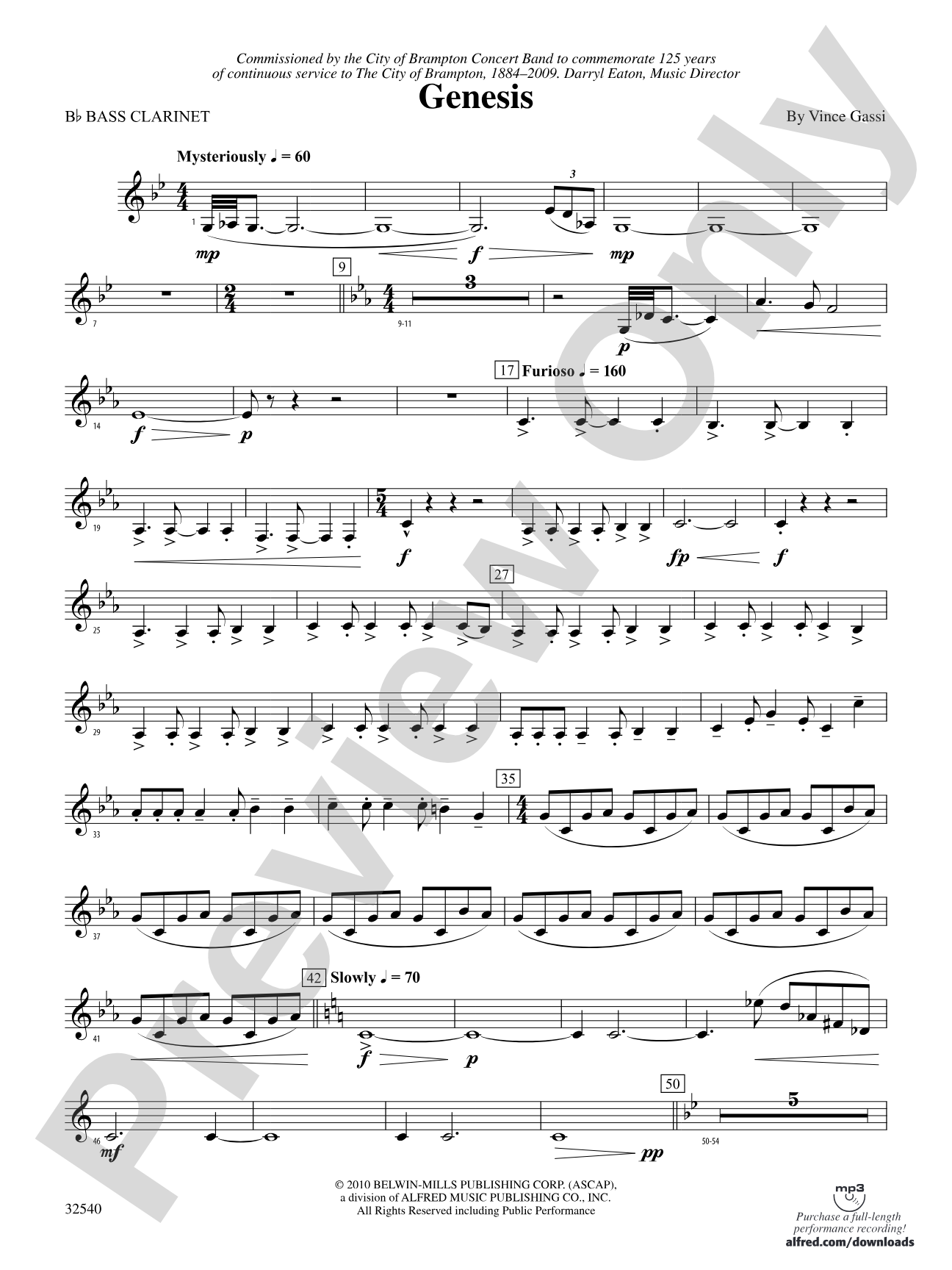 Genesis: B-flat Bass Clarinet