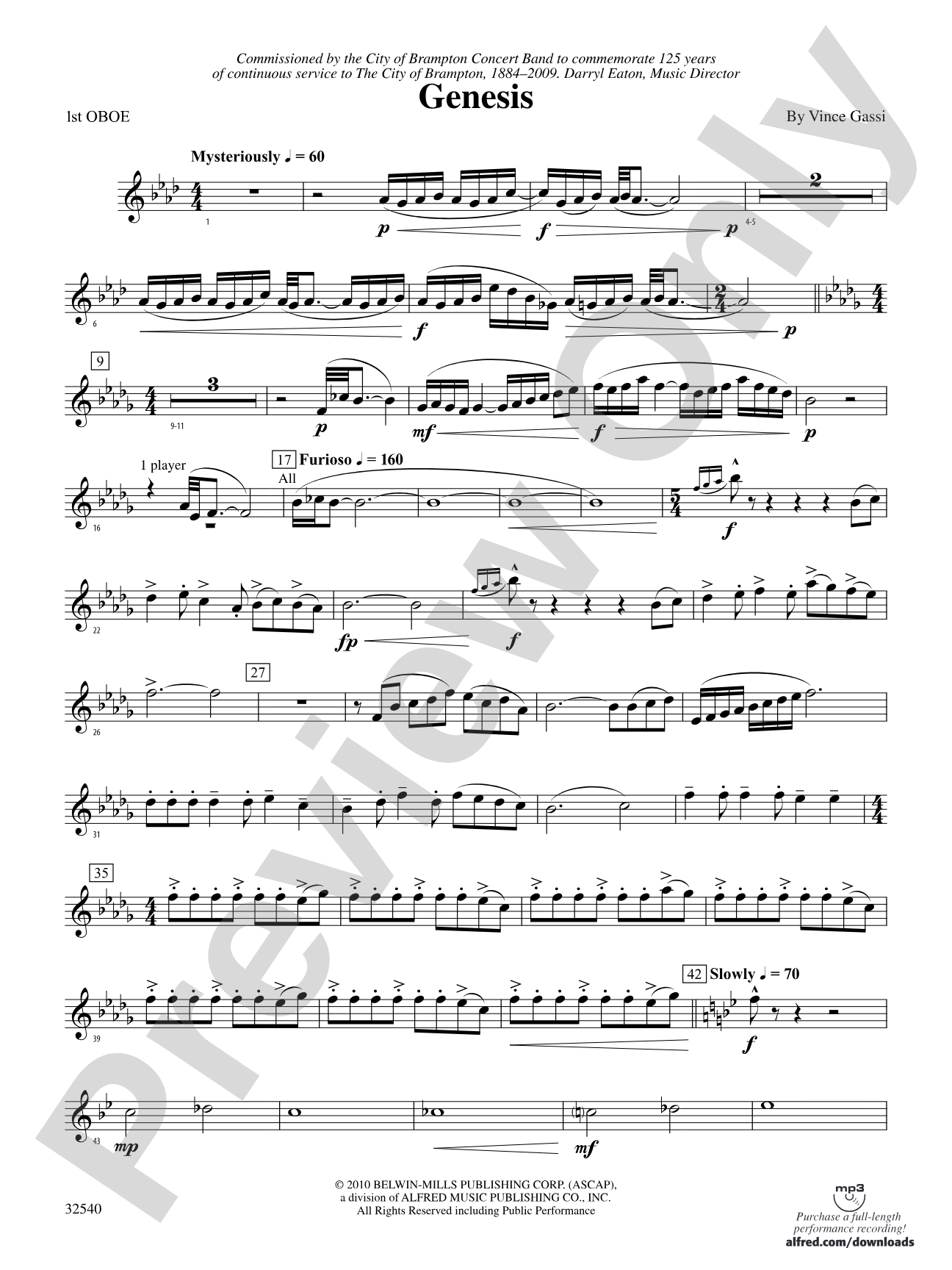 Genesis: Oboe