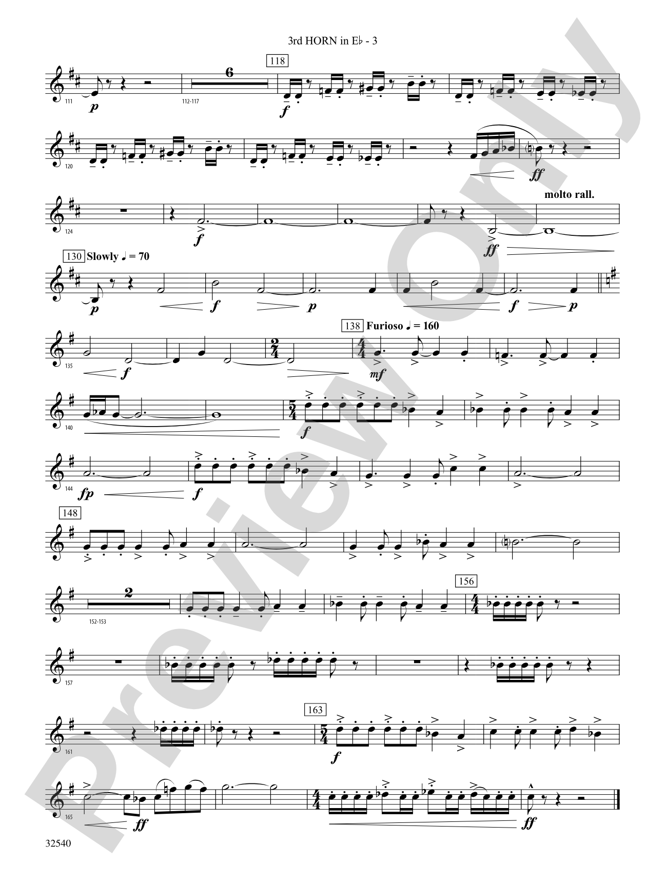 Genesis: (wp) 3rd Horn in E-flat