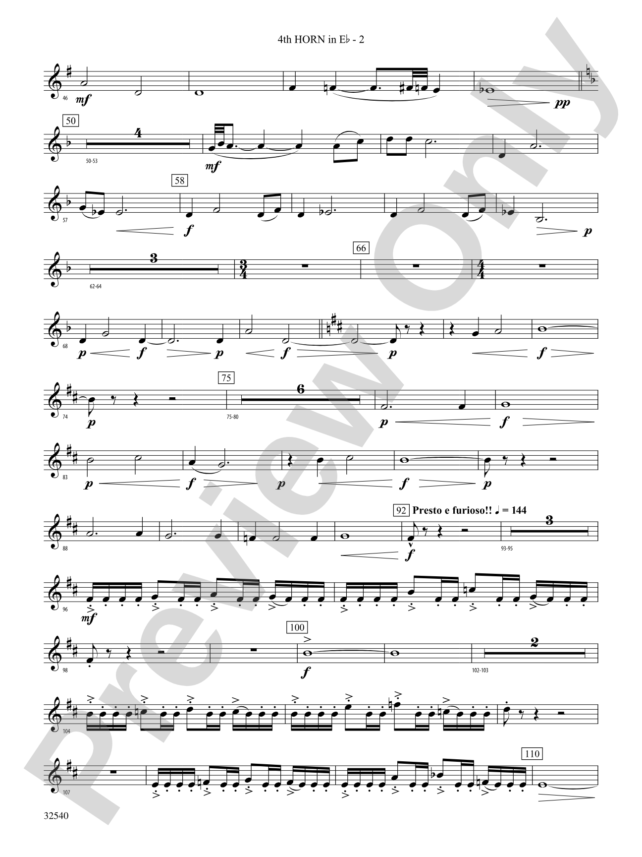 Genesis: (wp) 4th Horn in E-flat