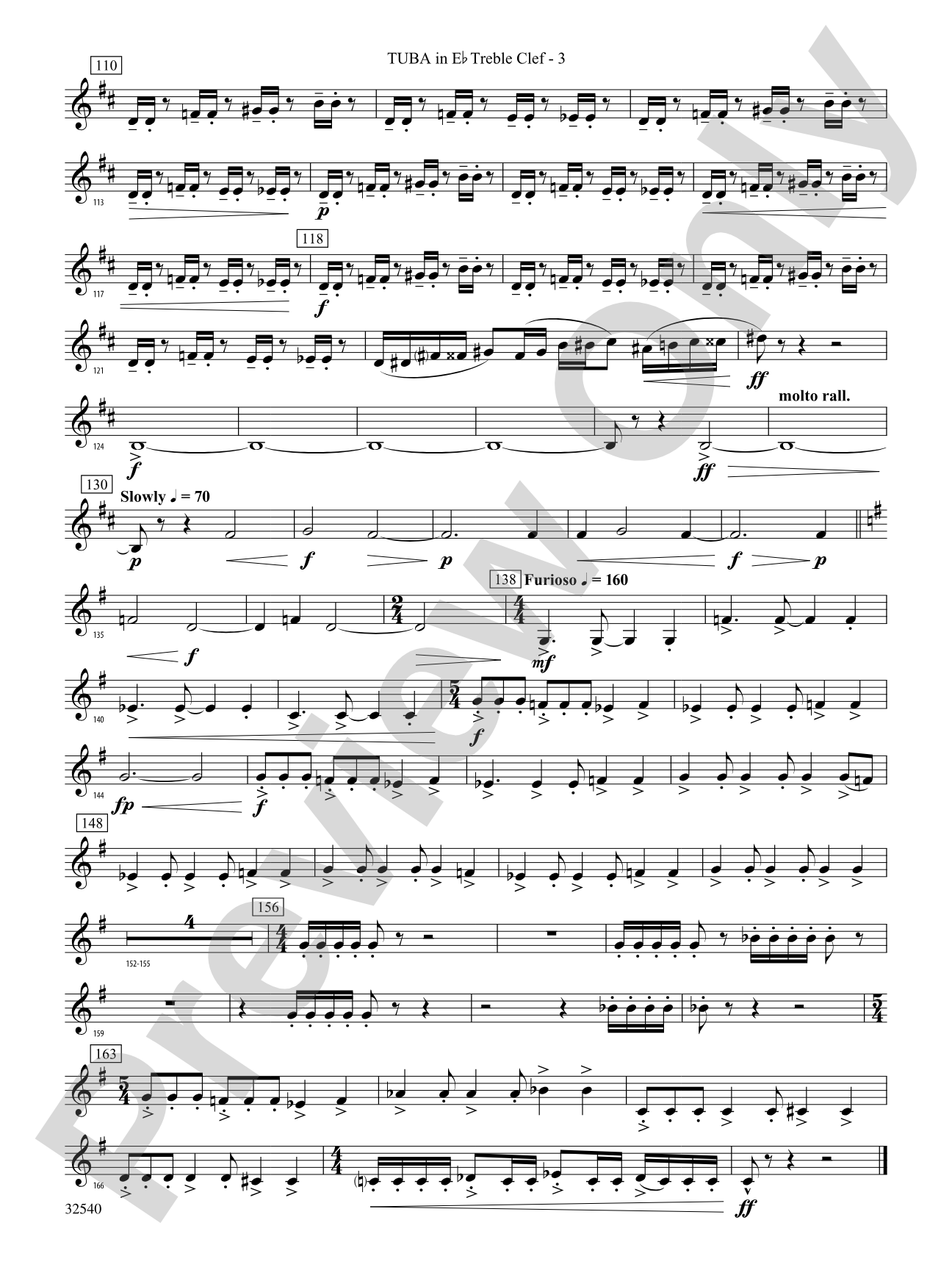 Genesis: (wp) E-flat Tuba T.C.