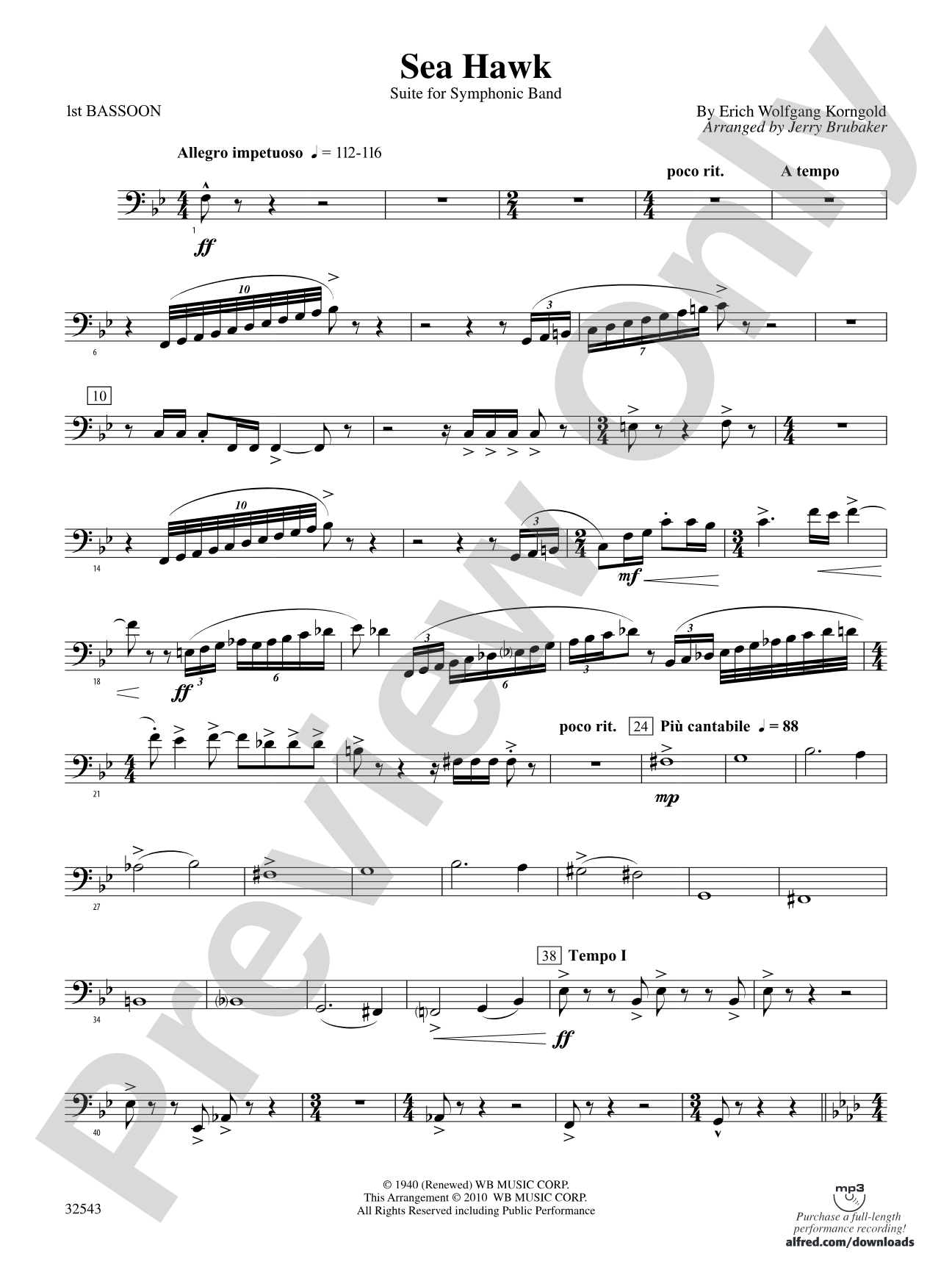 Sea Hawk: Bassoon