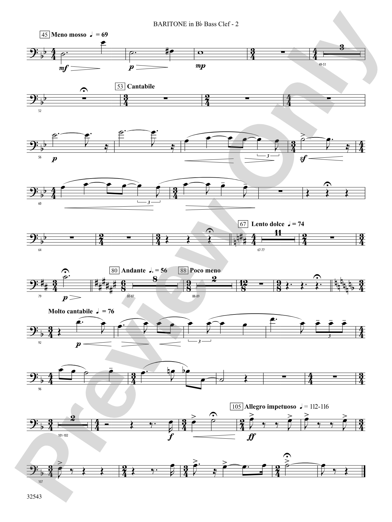 Sea Hawk: (wp) B-flat Baritone B.C.
