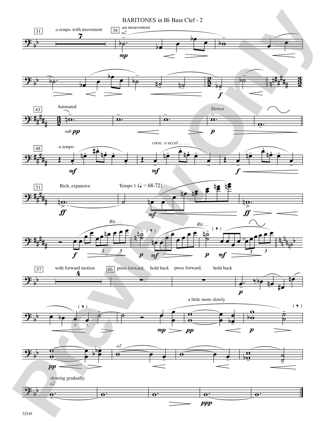 Hommage à Rameau: (wp) B-flat Baritone B.C.